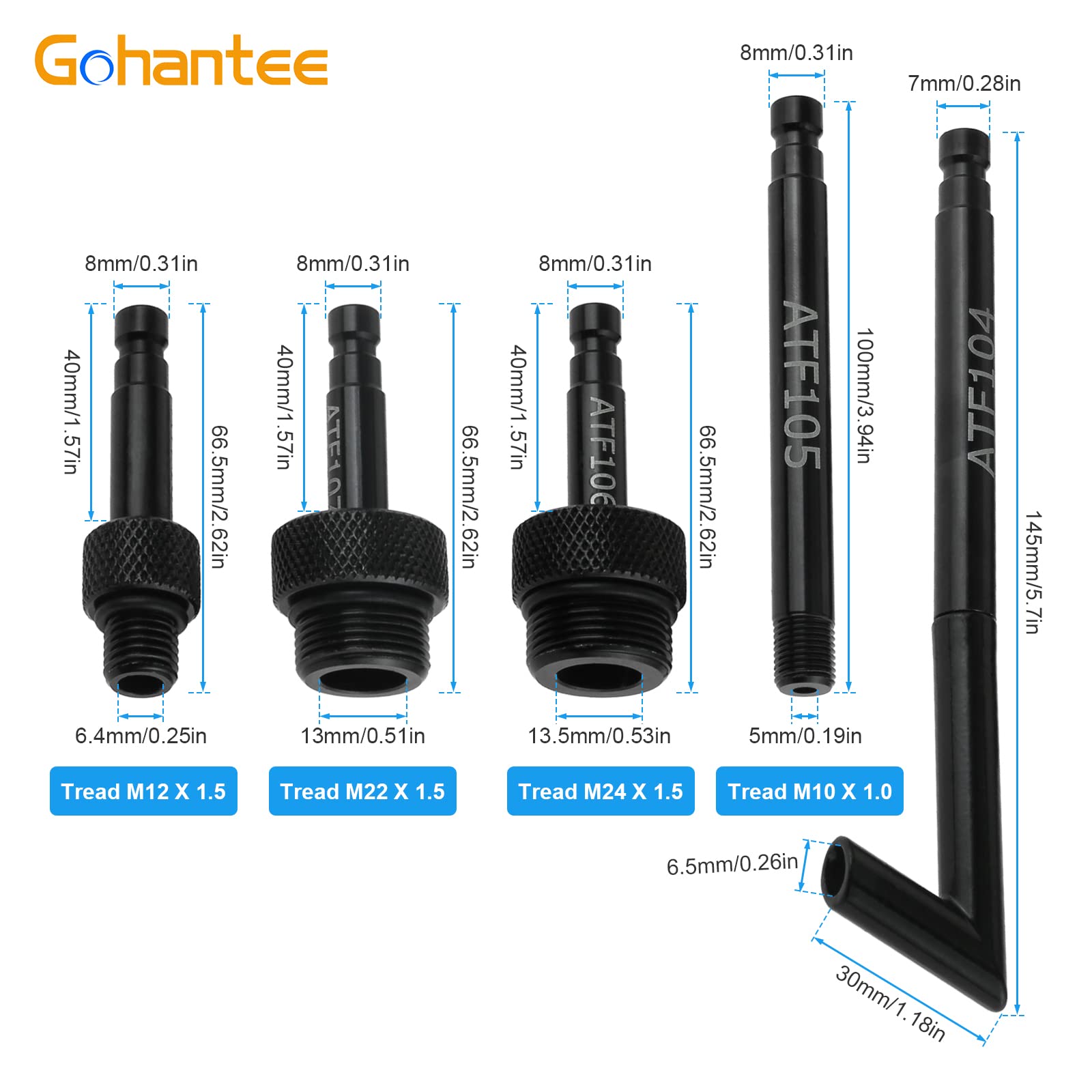 Automatic Transmission Fluid Oil Filling Filler Adapter Manual Filler Kit Include Metal Dispenser With Shut Off Valve, Replacement For Audi 09G 01J 722.9 Cvt Dsg Atf Benz 722.9