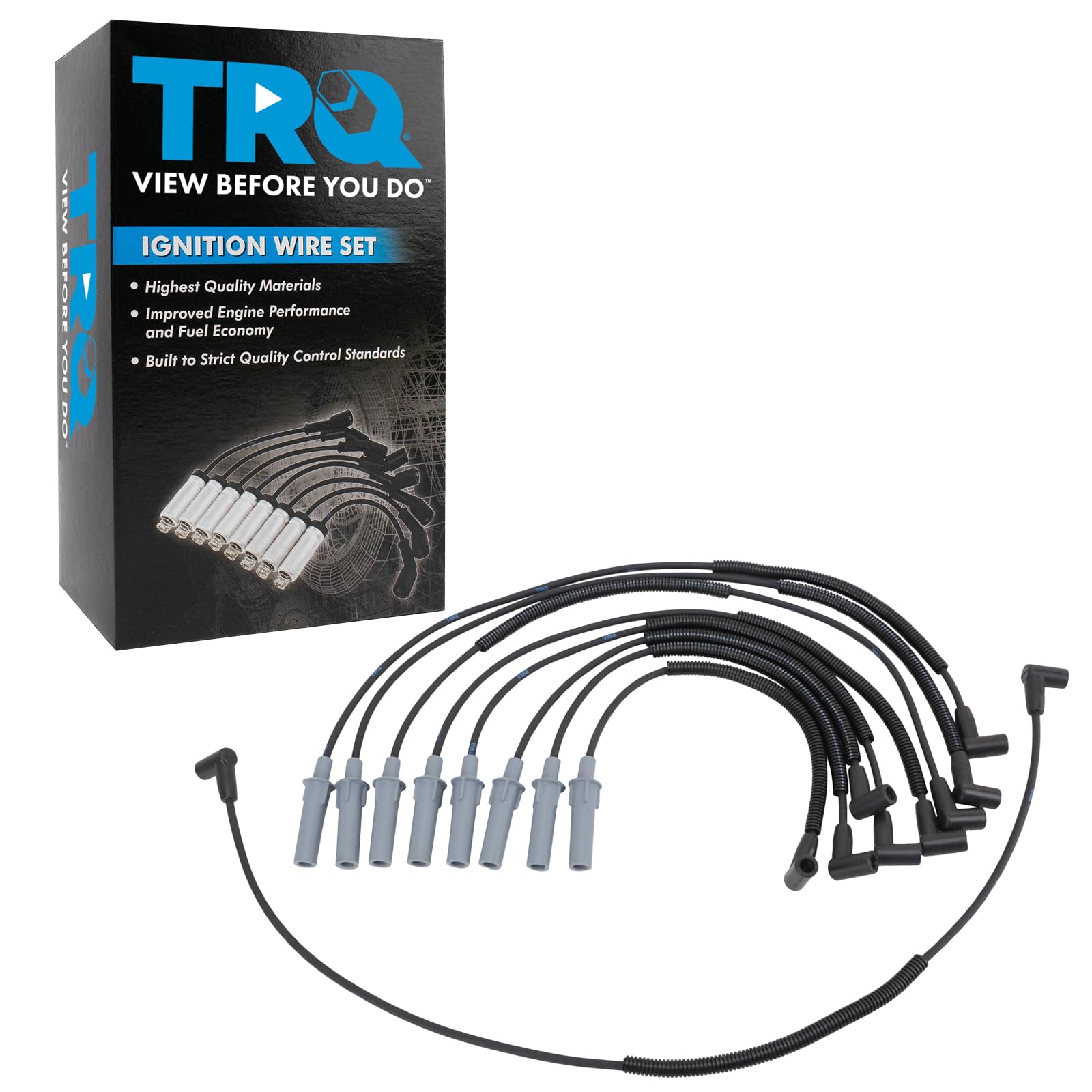 Trq Spark Plug Wire Set Compatible With 1992-2003 Dodge