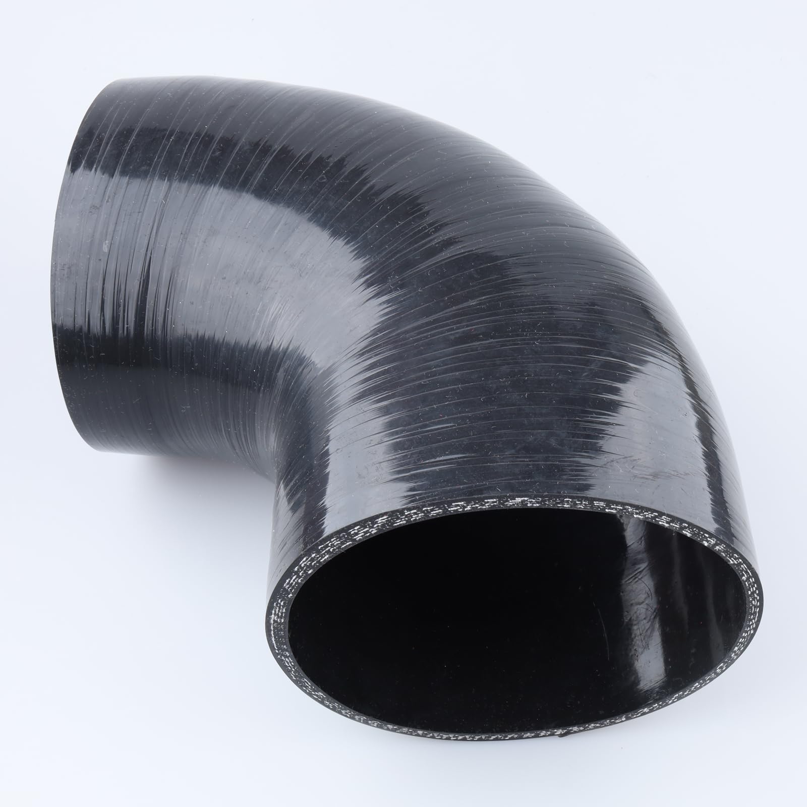 AC PERFORMANCE ID 4 '' (102mm) 90 Degree Elbow Coupler Universal Automotive Pure Silicone Hose Intercooler/Intake Piping, Leg Le