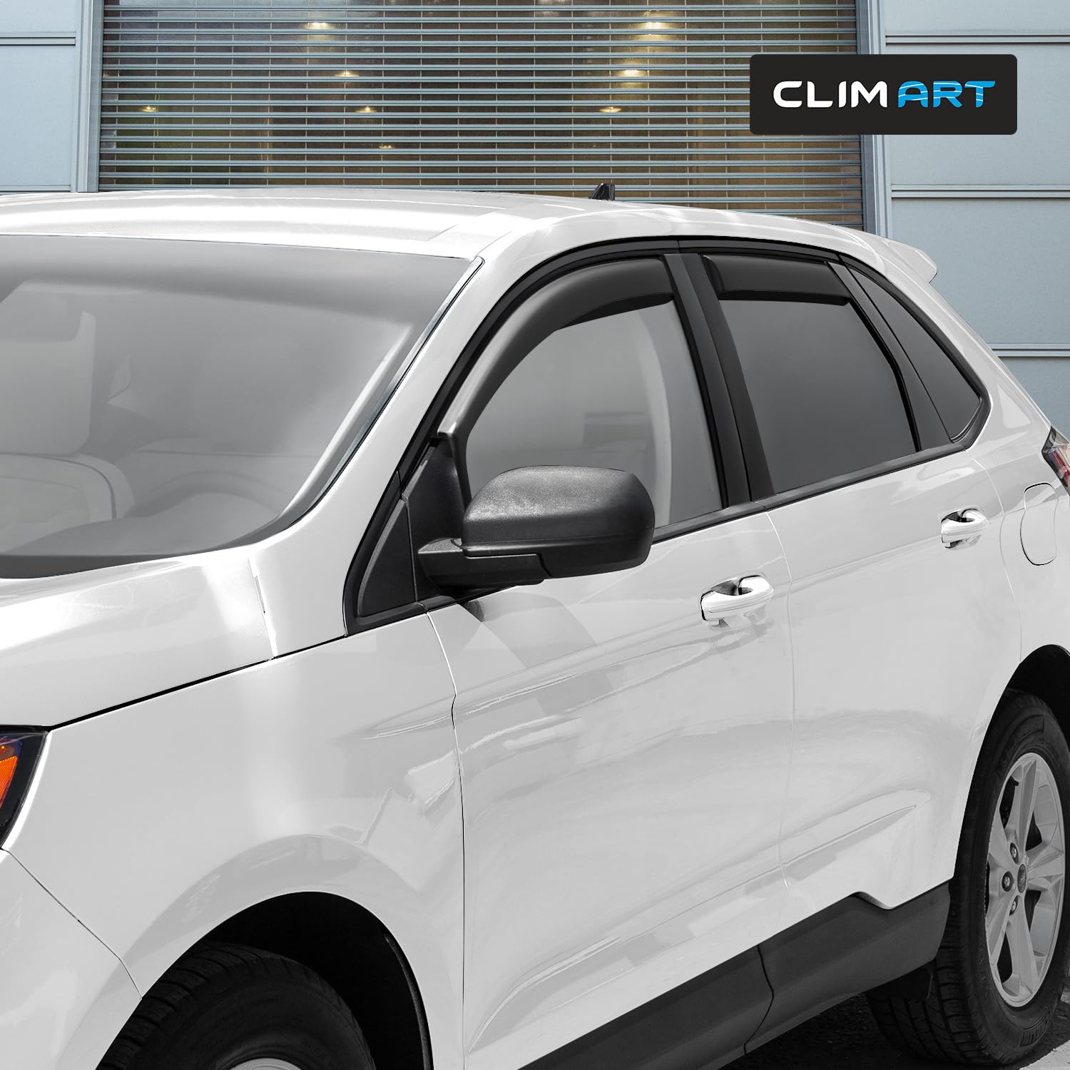 Clim Art In-Channel Incredibly Durable Rain Guards For Ford Edge 2015-2025, Original Window Deflectors, Vent Window Visors, Vent