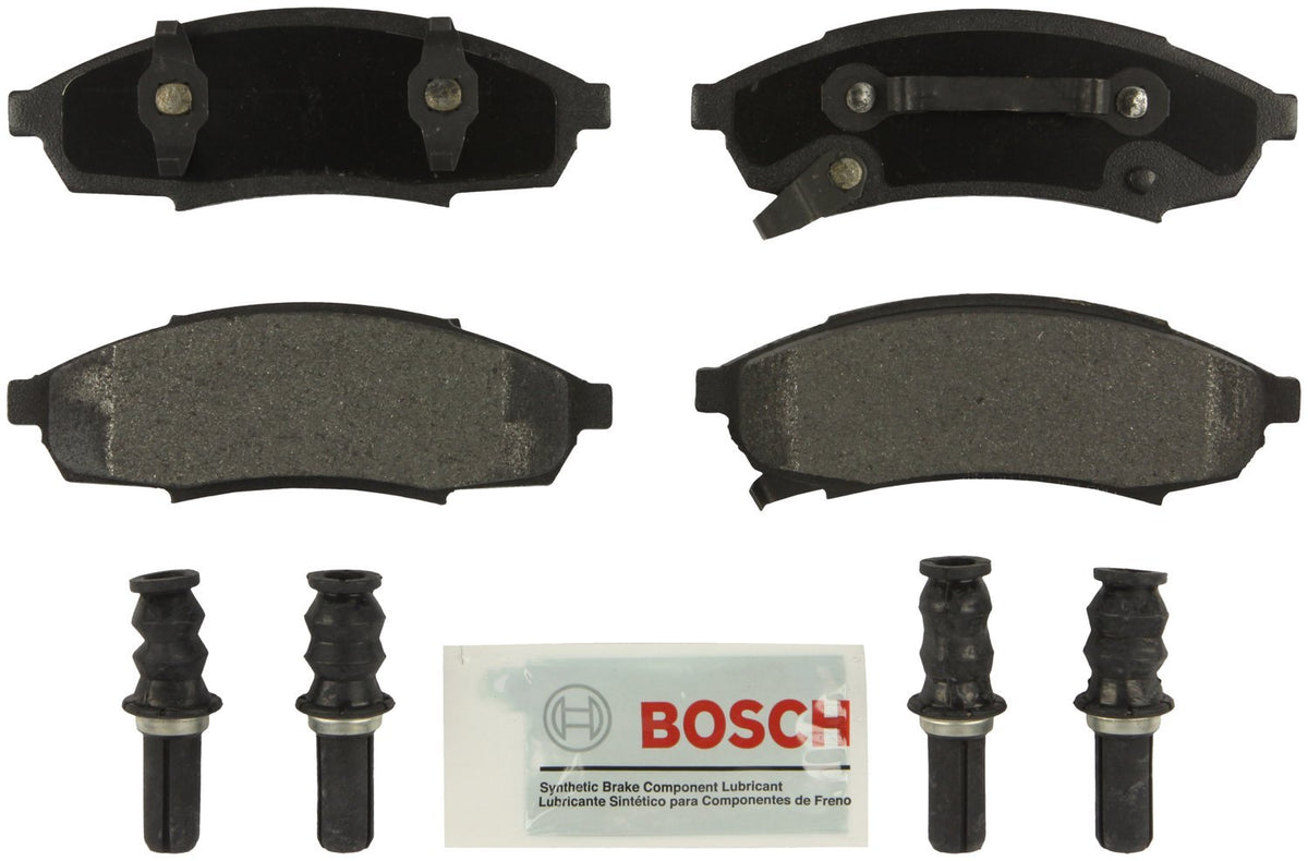 BOSCH BE376H Blue Semi-Metallic Disc Brake Pad Set With Hardware - Compatible With Select Buick Regal; Chevrolet Lumina, Monte C