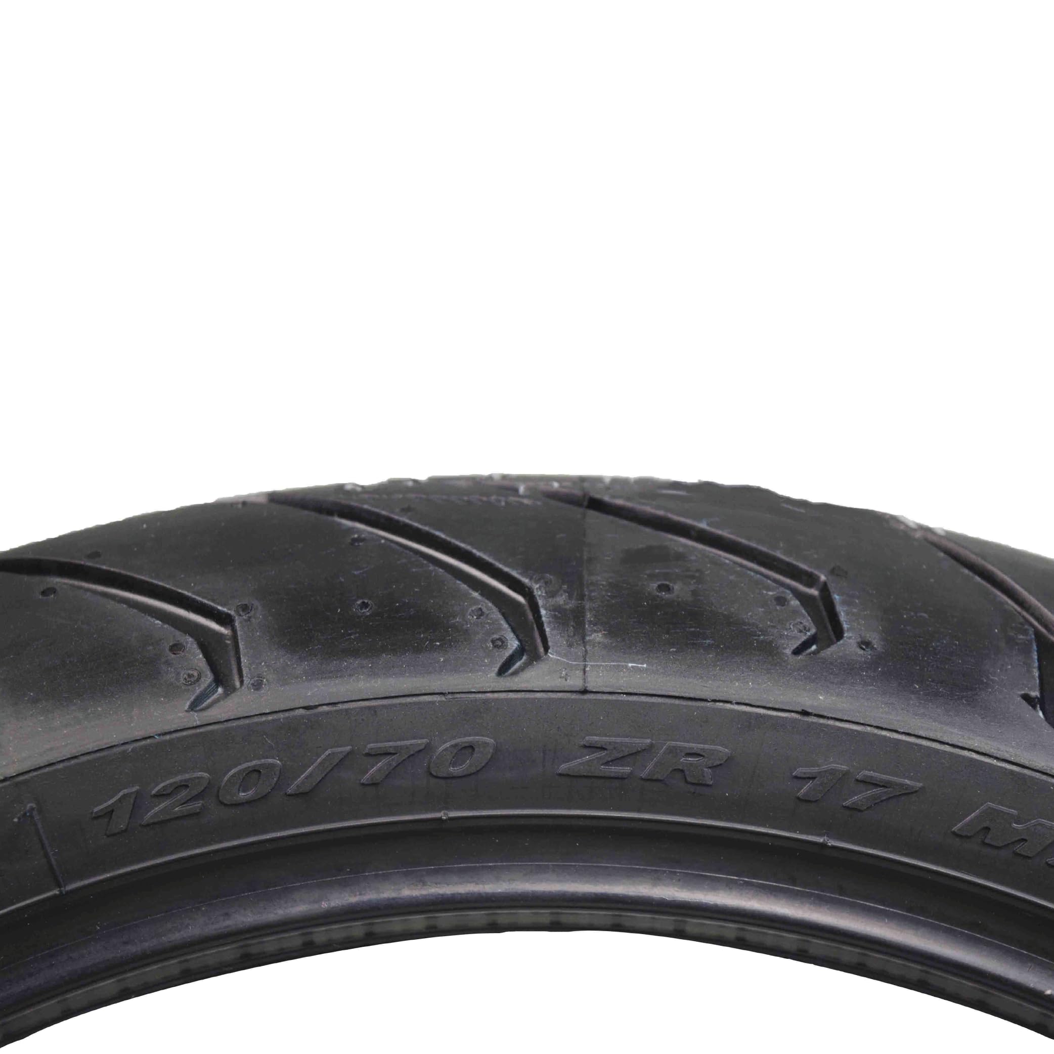 Pirelli Angel St Motorcycle Tire Set - High Performance, Durable, And Reliable Front (120/70Zr-17 58W) And Rear (180/55Zr17 73W)