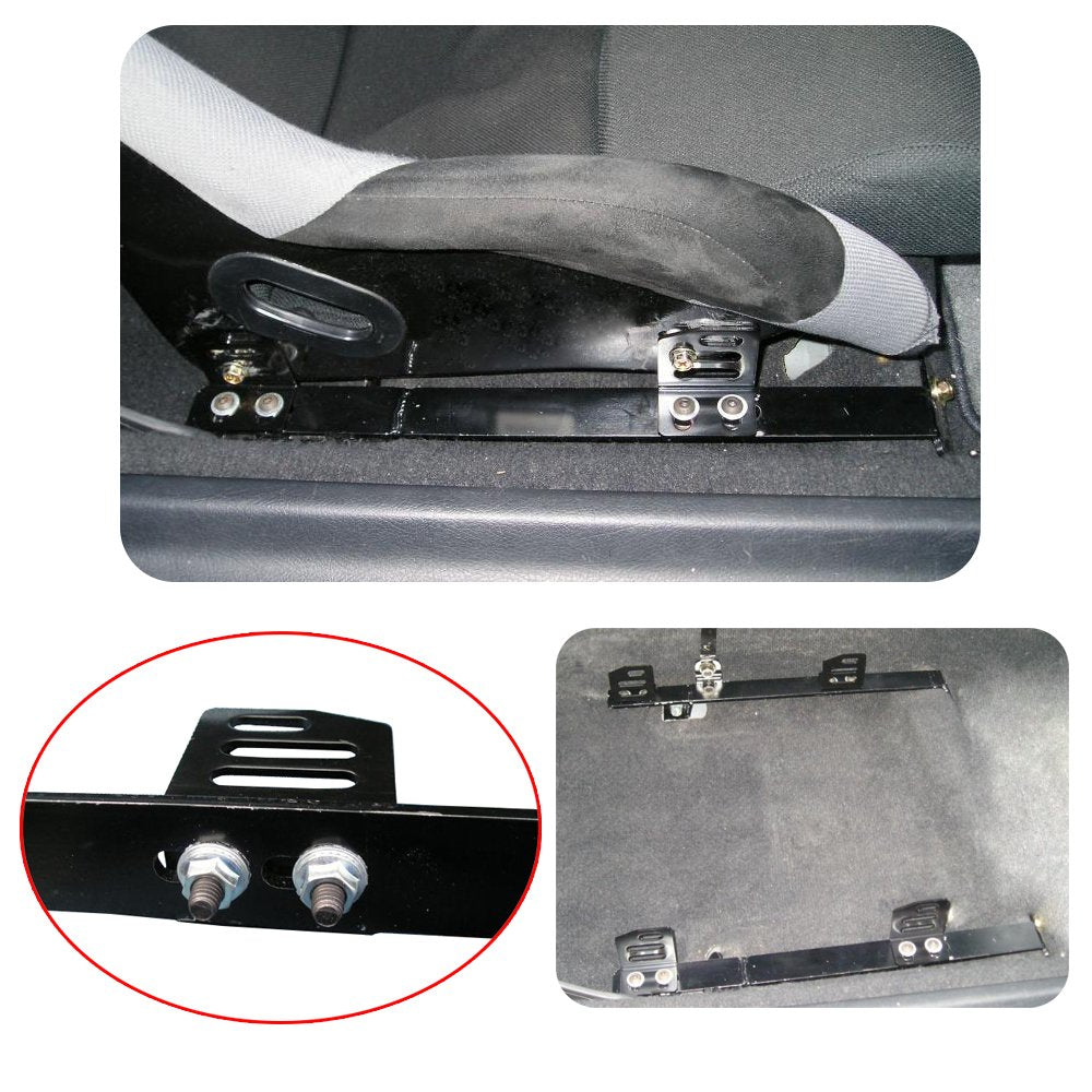 Universal Super Low Down Side Adjustable Mount Brackets Compatible with RNG Recaro Racing Bride Seat