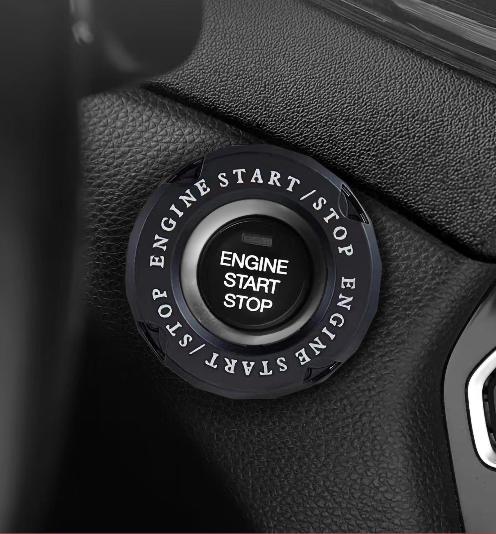 Rotary Push Start Button Cover, Transformers Universal Car Engine Start Button Cover, Car Stickers Interior Decor, Car Accessori