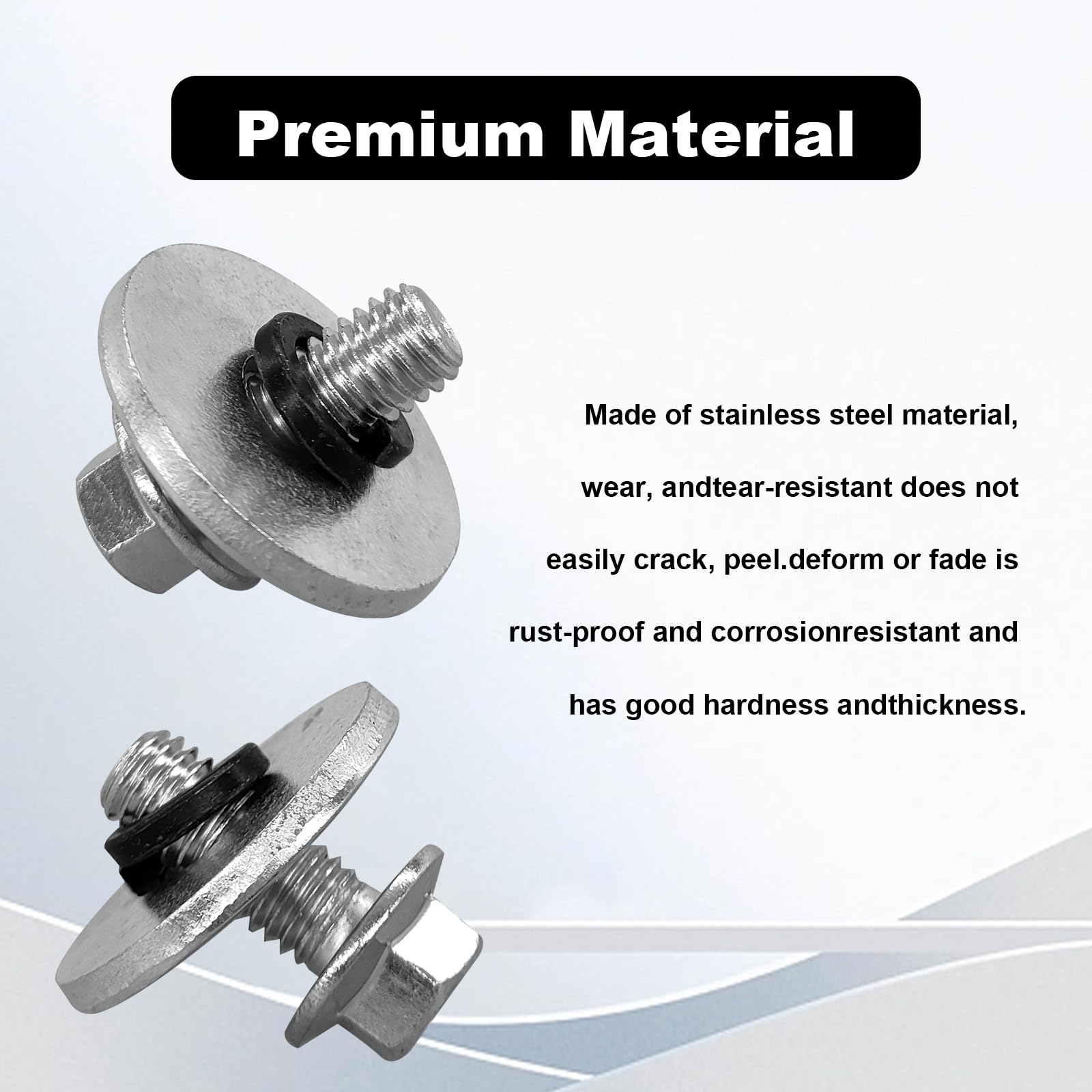 3/4 Inch Go Kart Clutch Bolt Kit Predator Engine Clutch And Lock Washer, Bolts For 10/12 Teeth Clutch Bolt Kit Compatible With Go Kart Predator Engines, Minibike And Kart Engine, (2 Sets)