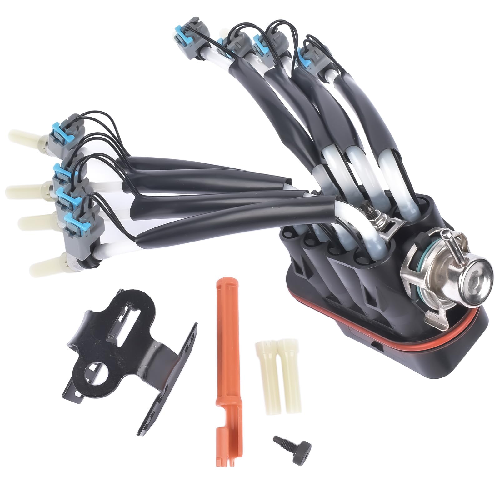 TEKKOAUTO FJ504 Spider Fuel Injector Kit Compatible with GMC Chevy Express 5.0L Pickup Cadillac Escalade 5.7l V8 25340347 171141