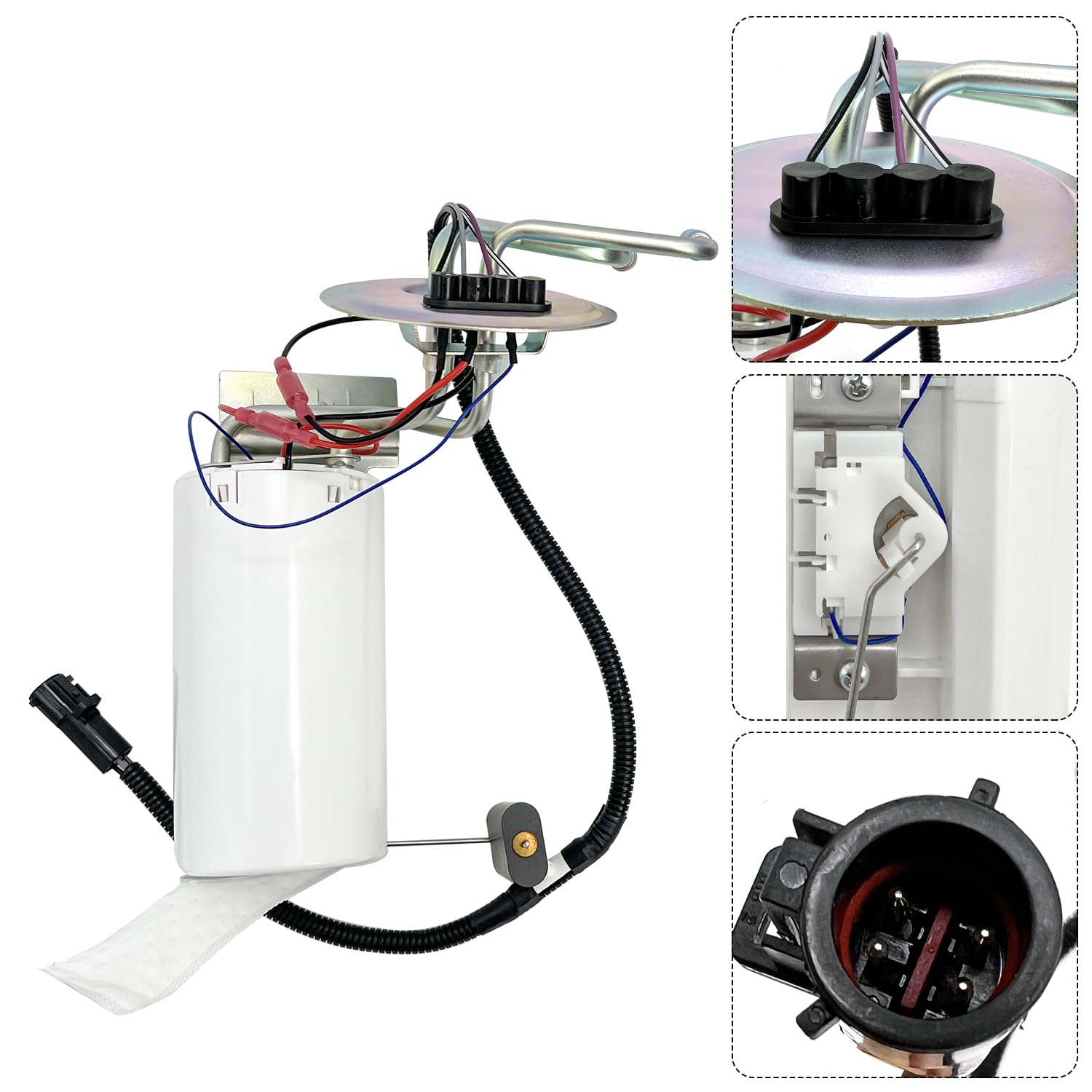 Front & Rear Fuel Pump Assembly Compatible With Ford F-150 F-250 F-350 1992 1993 1994 1995 1996 1997 Sp2005H Sp2007H
