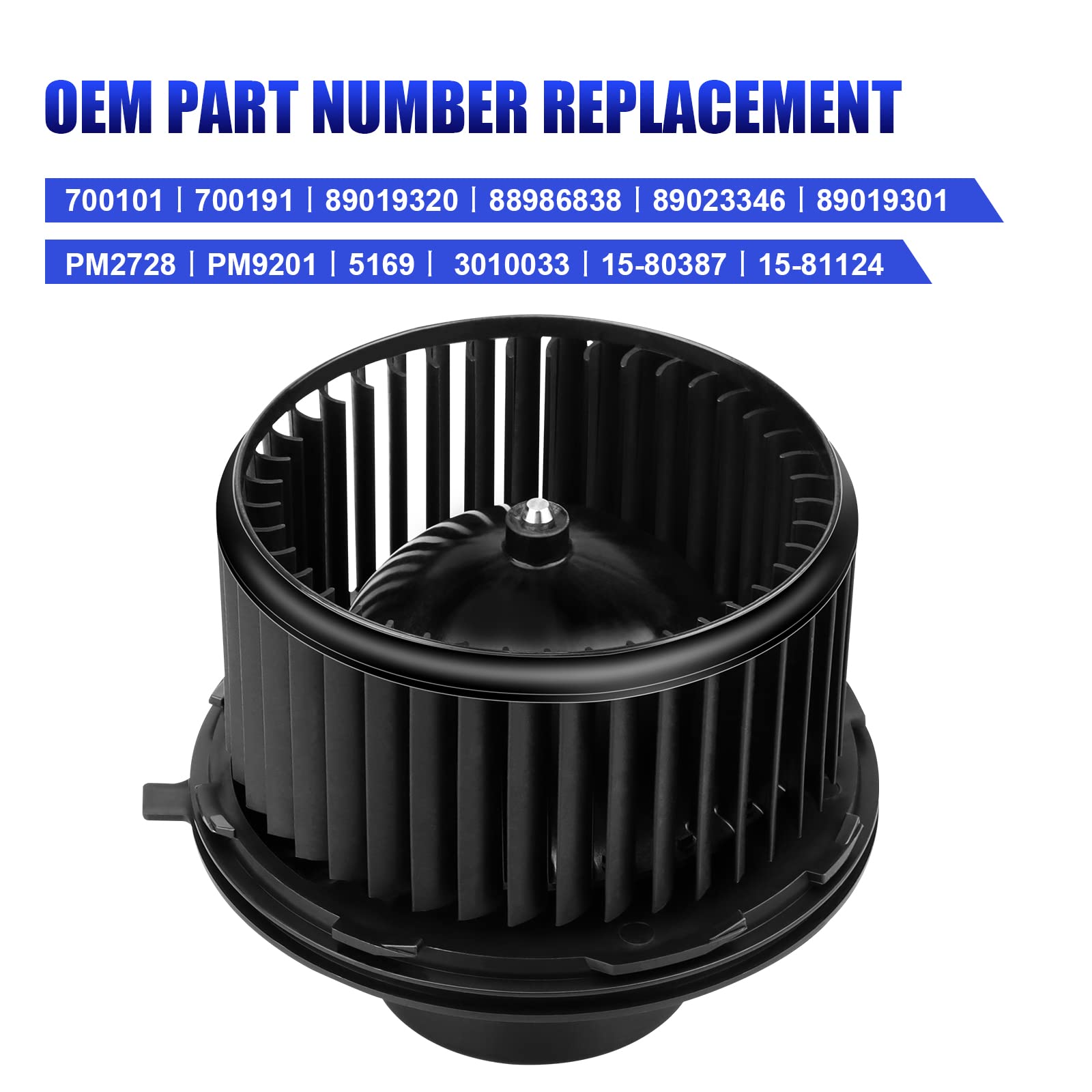 Ac Blower Motor With Fan Fits For 2003 2004 2005 2006 Chevy Silverado 1500 2500 Suburban Avalanche Gmc Sierra Yukon Cadillac Esc
