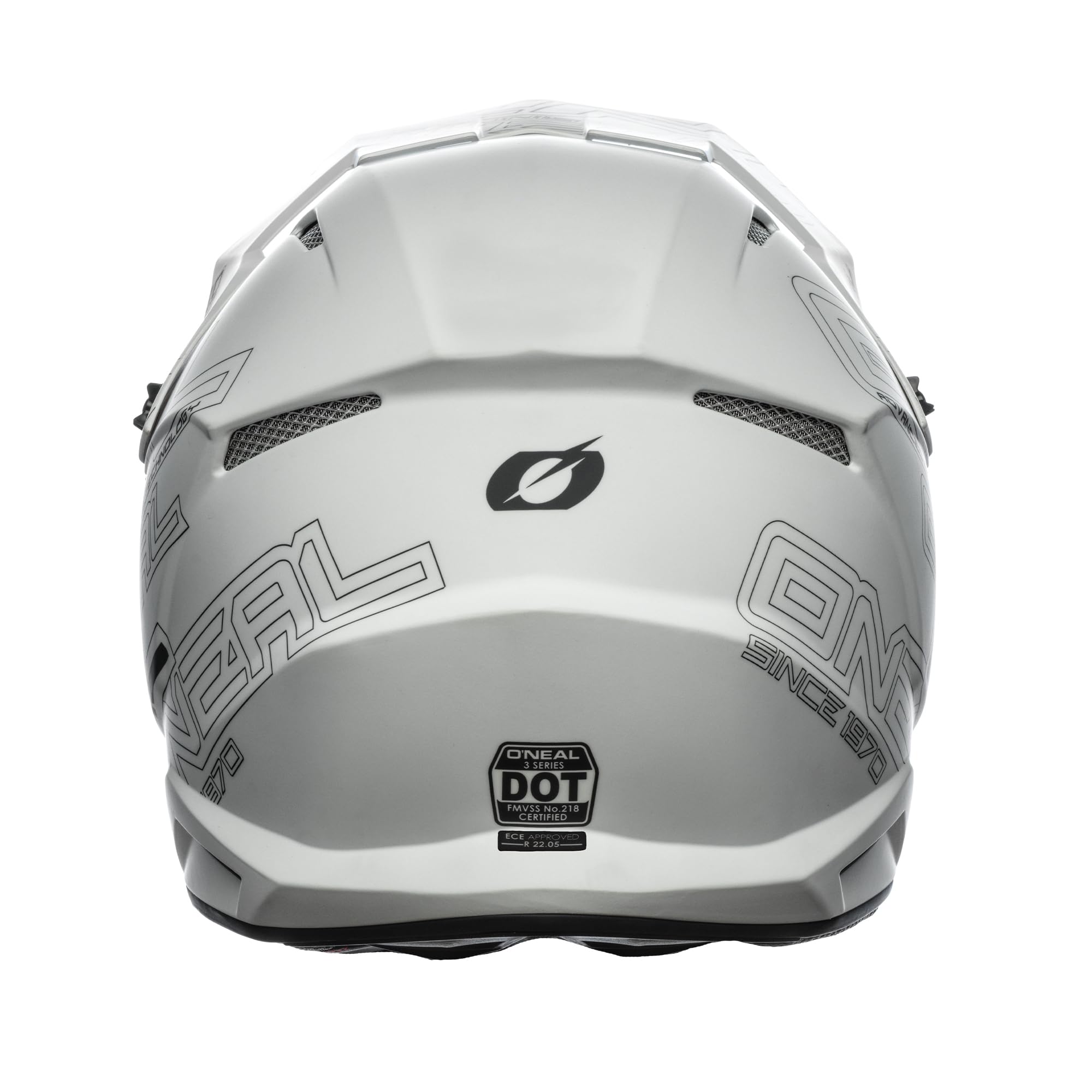O'Neal 0627-012 3Srs Adult Helmet Flat (Flat White, Sm)