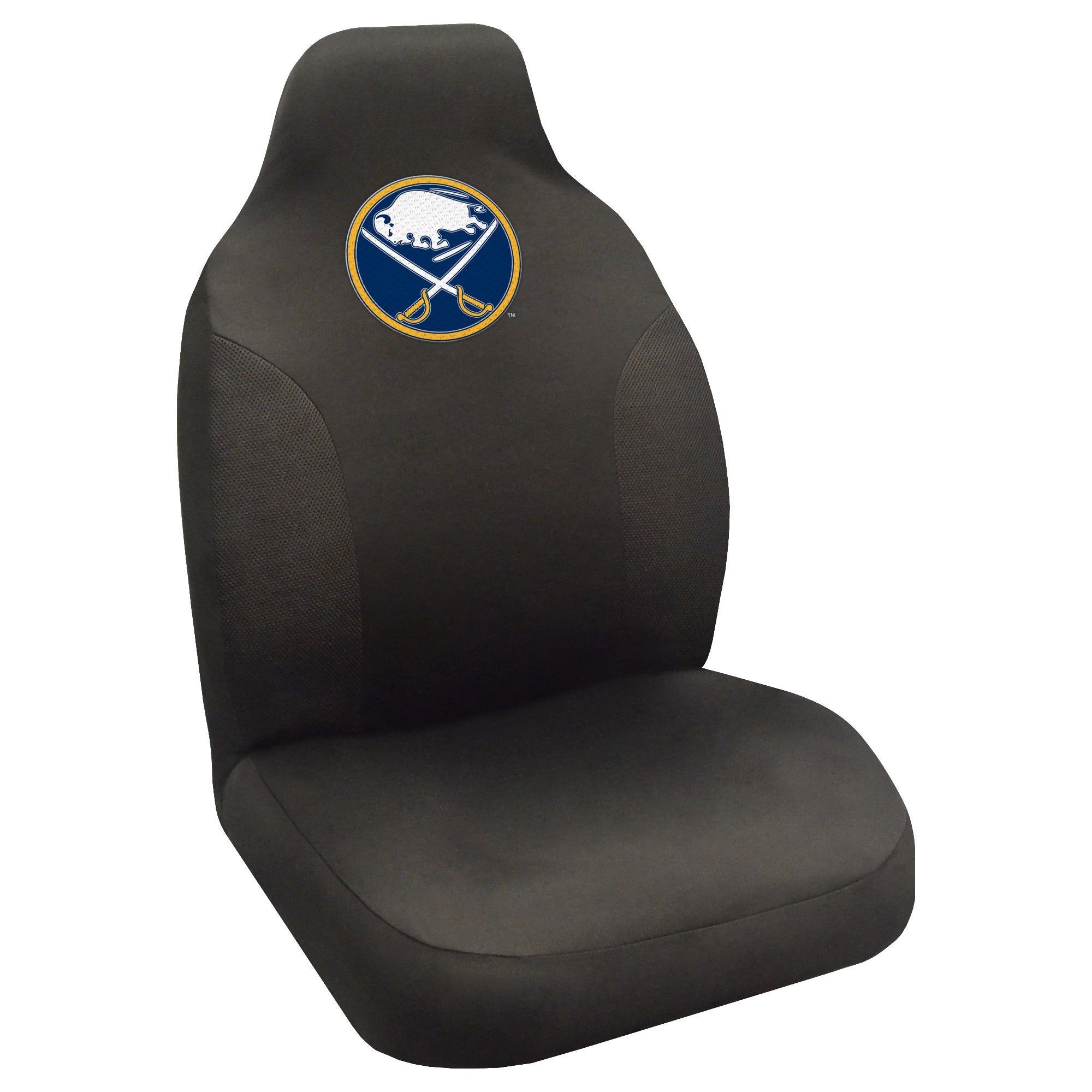 FANMATS NHL Buffalo Sabres Polyester Seat Cover , 20x48 Black