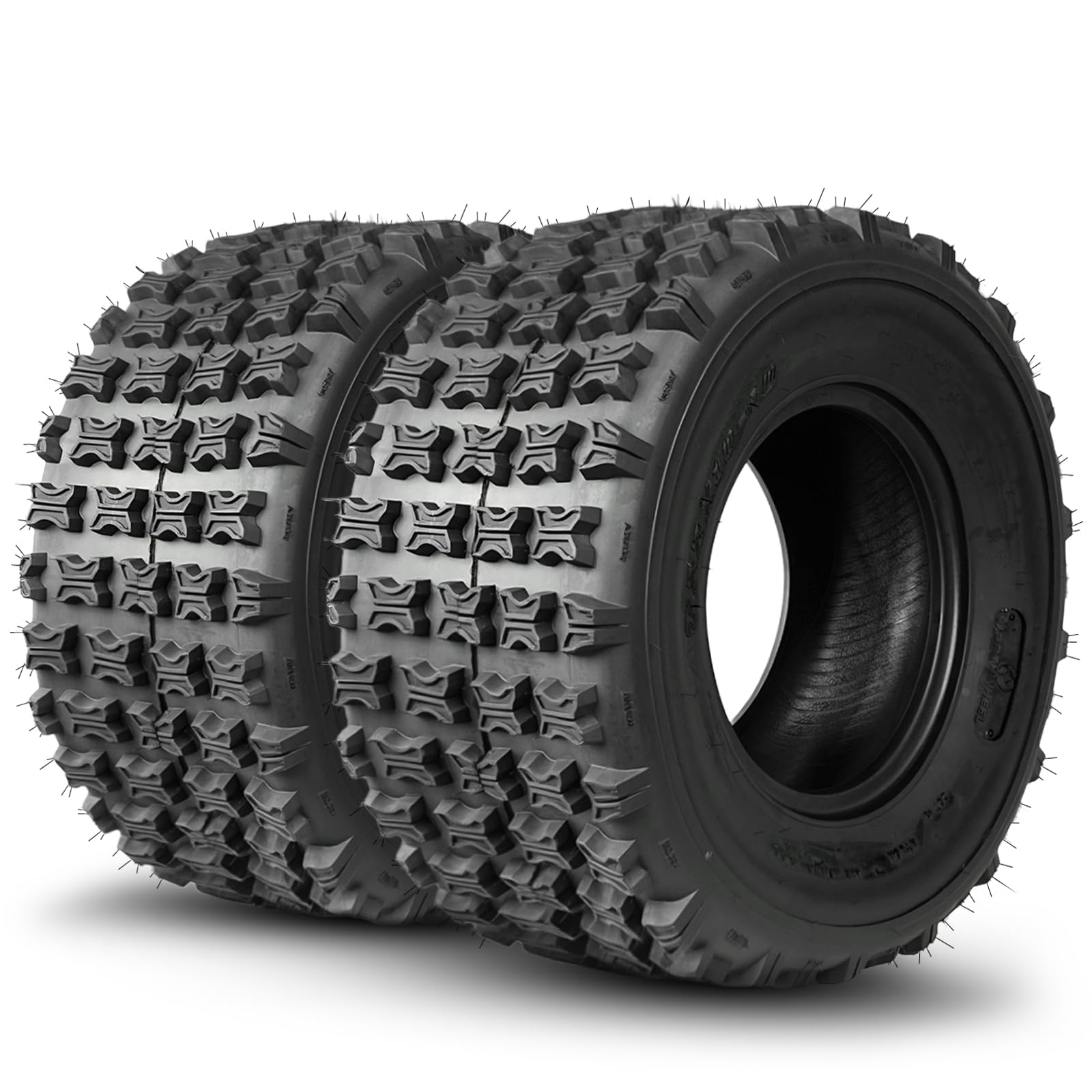 TRIPOWER 22x10-9 ATV UTV Tires 22x10x9 All Terrain Knobby Sport Tires for All Trail Sand Mud Off-Road Tire, 6-Ply Tubeless, Pair
