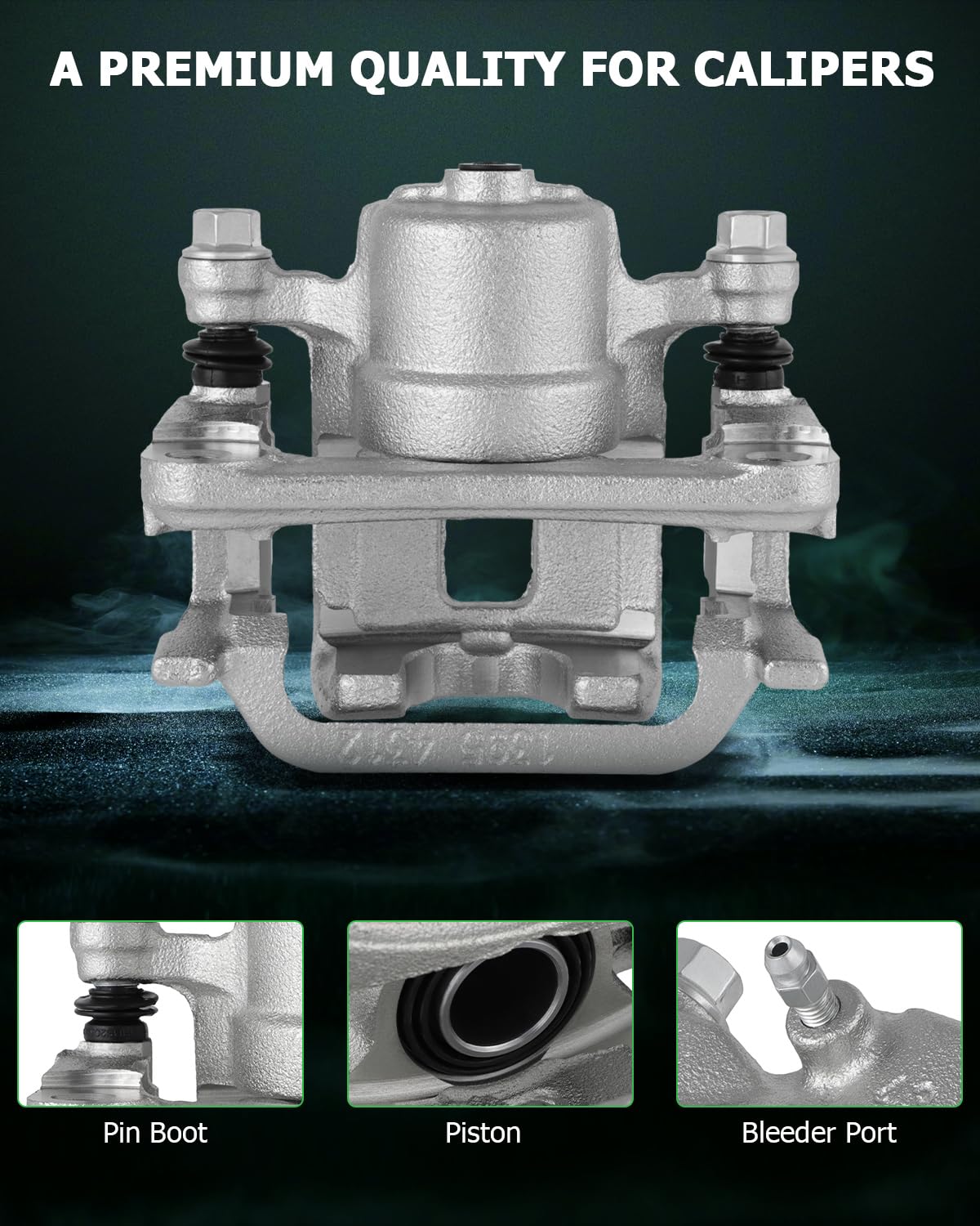 Scitoo 19B2792A 19B2793A Rear Left & Right Disc Brake Calipers Assembly W/Bracket For Infiniti For G35/For G37/For M35/For M45,F