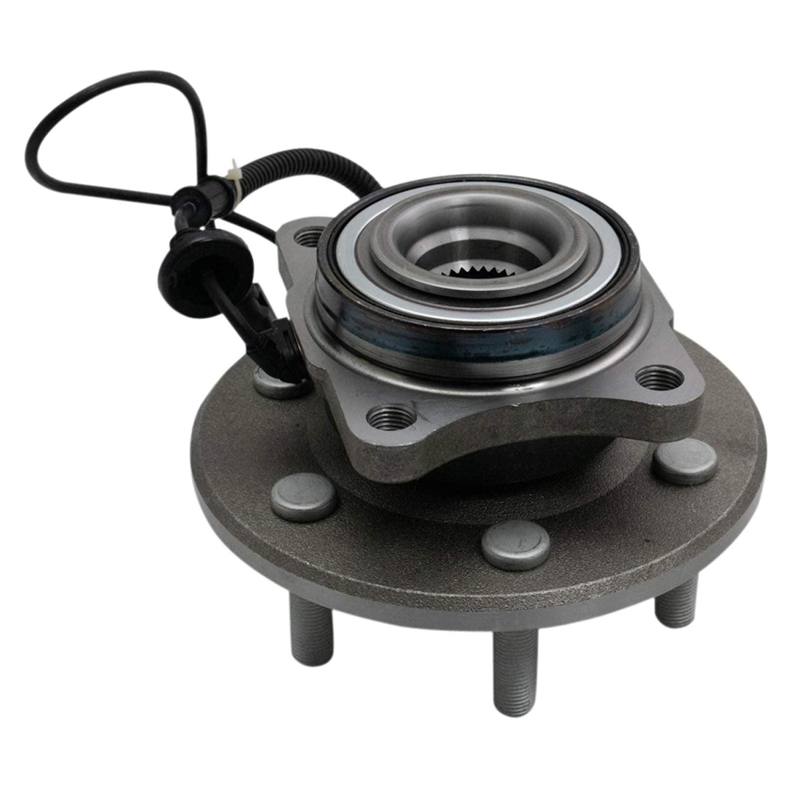 Trq Rear Passenger Side Wheel Bearing & Hub Assembly With Abs Sensor Compatible With 2015-2017 Ford Expedition Lincoln Navigator