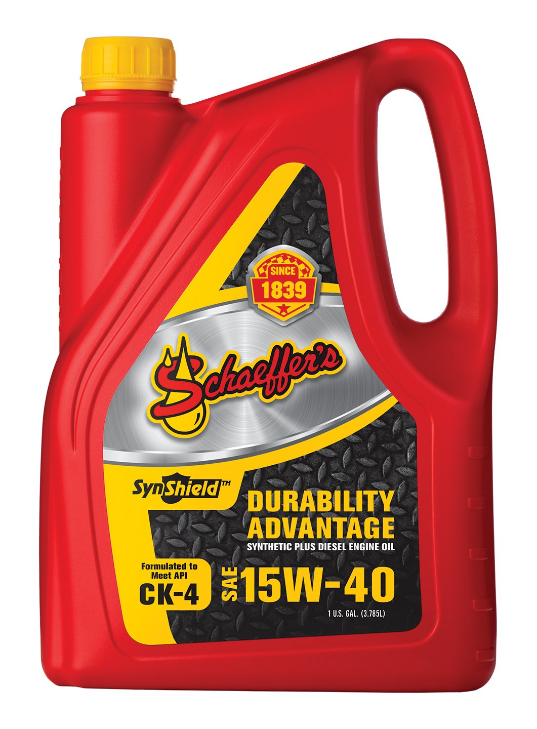Schaeffer Manufacturing Co. 0700Ck4-006S Synshield Durability Advantage 15W-40 Diesel Engine Oil, 1-Gallon Bottle