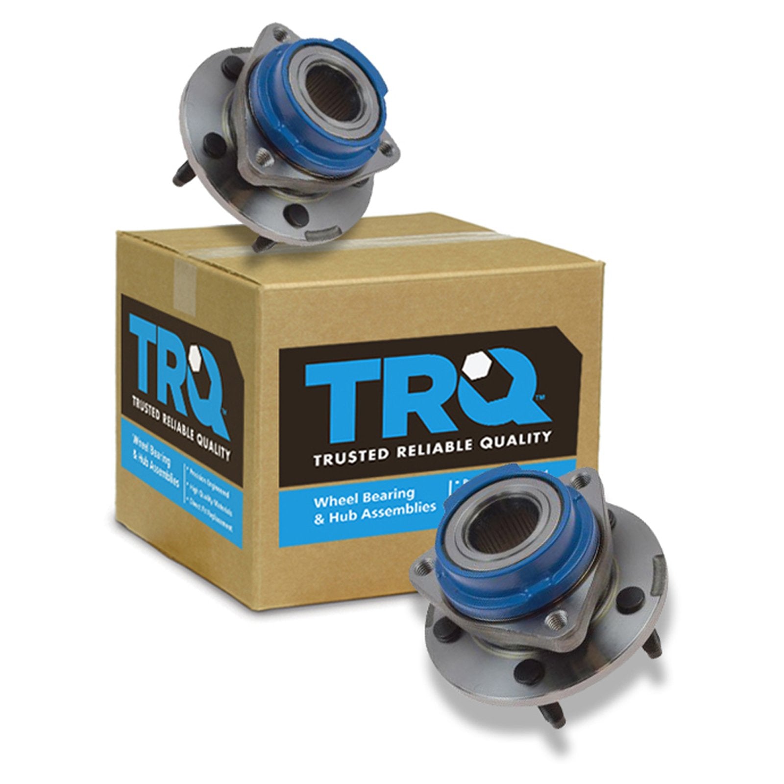 Trq Front Wheel Hub & Bearing Assembly Pair Set For Buick Chevy Pontiac