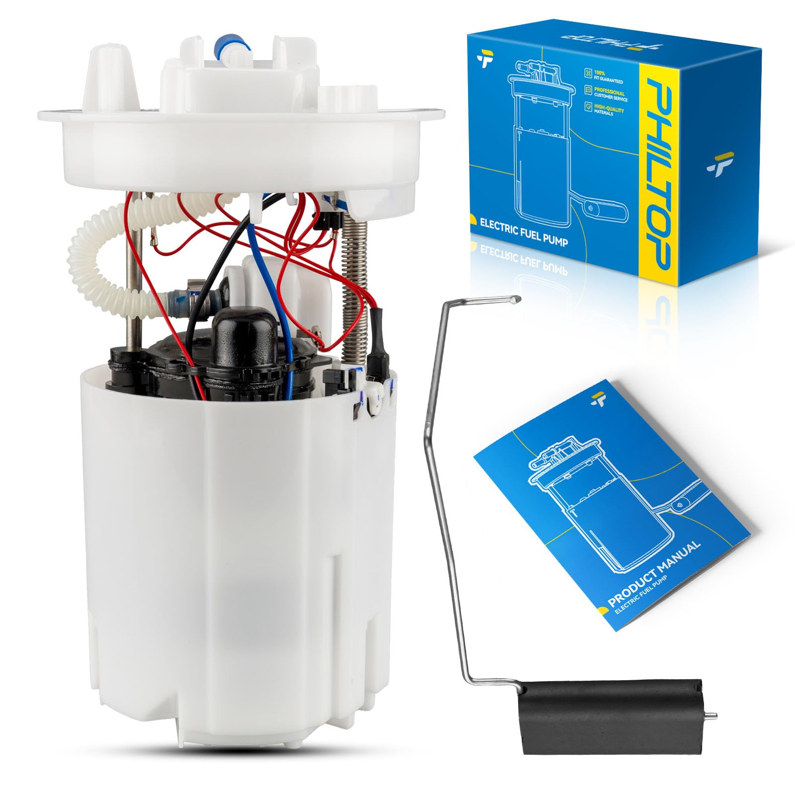 PHILTOP FG1286 Electric Fuel Pump Assembly Compatible with 2010-2013 Mazda 3 2.0L 2.5L, Replace E9049M, SP4060M