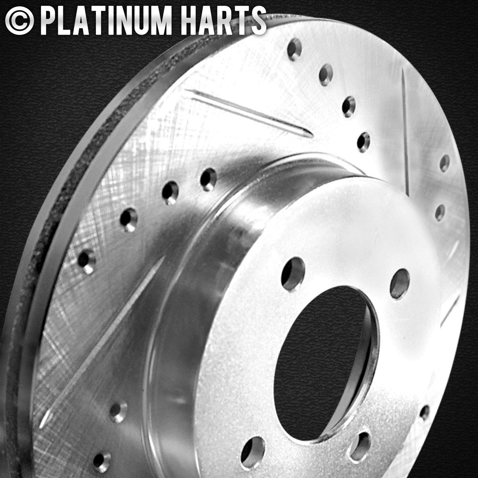 Hart Brakes Front Brakes And Rotors Kit |Front Brake Pads| Brake Rotors And Pads| Heavy Duty Brake Pads And Rotors - Phcf.66071.