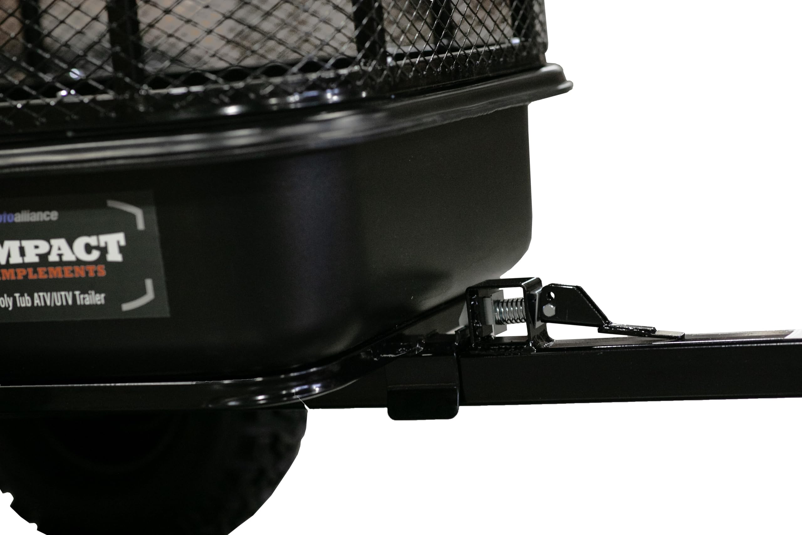 Motoalliance® Impact Implements 1500Lb Poly Tub Utility Cart Cargo Trailer. Tilt Bed & Foot-Release Dump For Atv'S, Utv'S, Lawn & Garden Tractors & More.