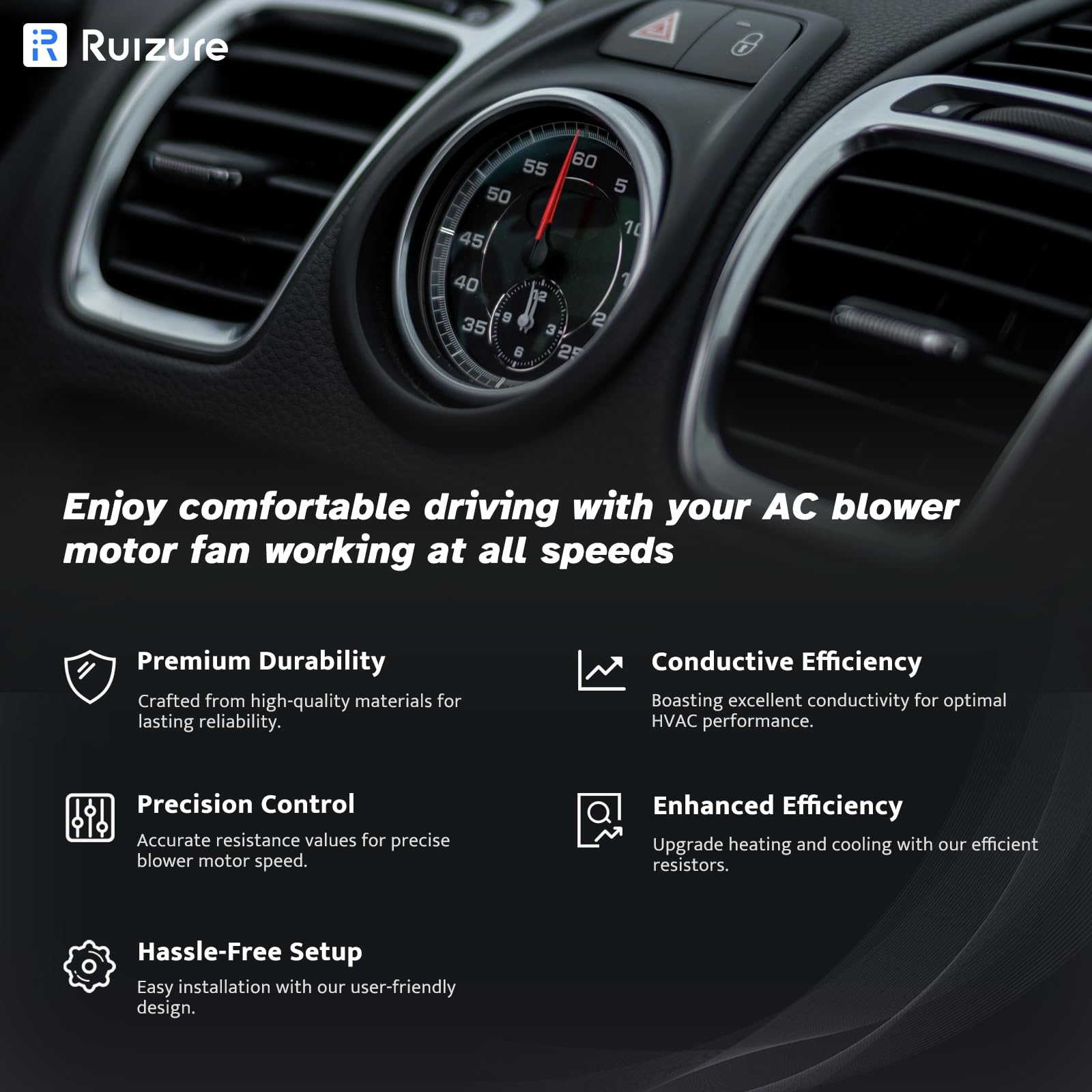 AC Blower Motor Resistor HVAC Heater fit for Mercedes-Benz C240 C280 C320 CLK320 CLK350 CLS500 E320 E350 SLK350 SL500 ML350 G500