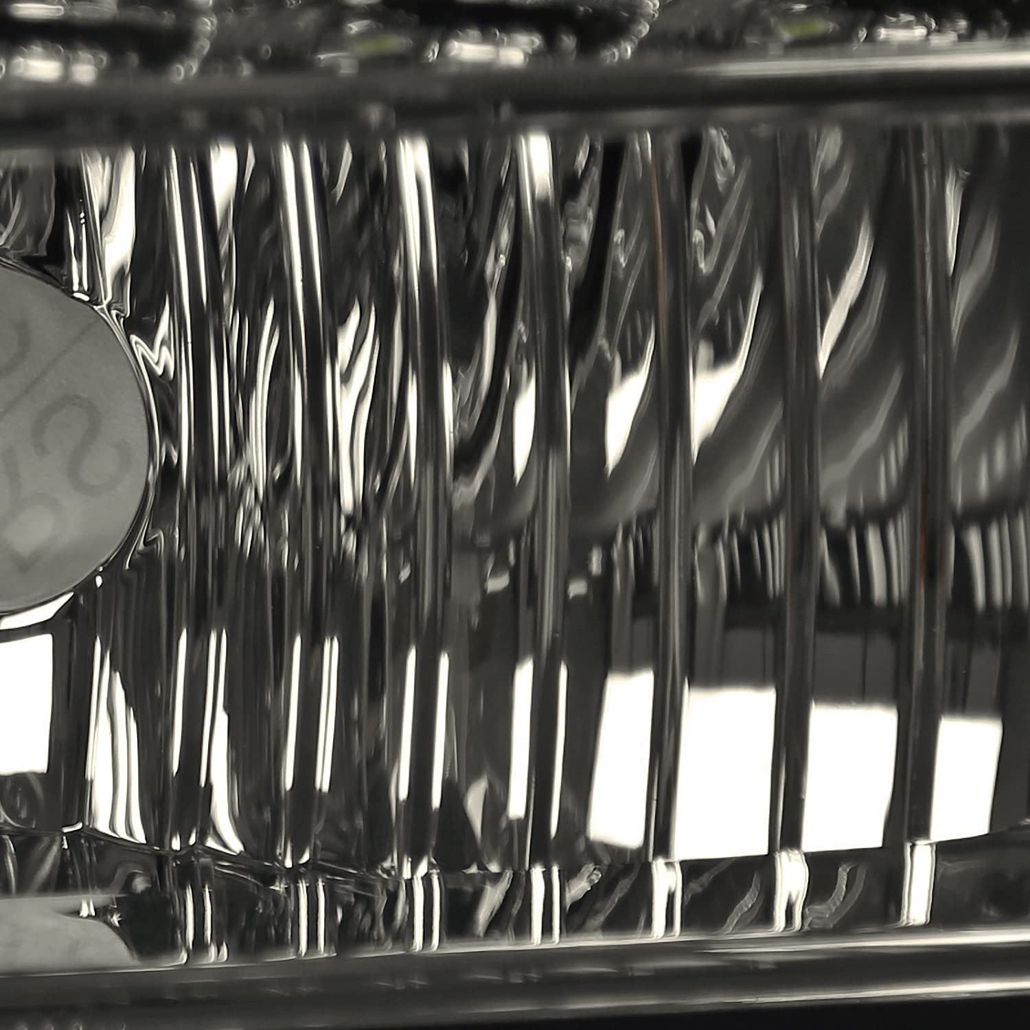 Spec-D Tuning Smoke Lens Headlights Compatible with 2005-2007 Ford F250 F350 F450 F550 Super Duty, 2005 Ford Excursion, L+R Pair Head Light Lamp Assembly