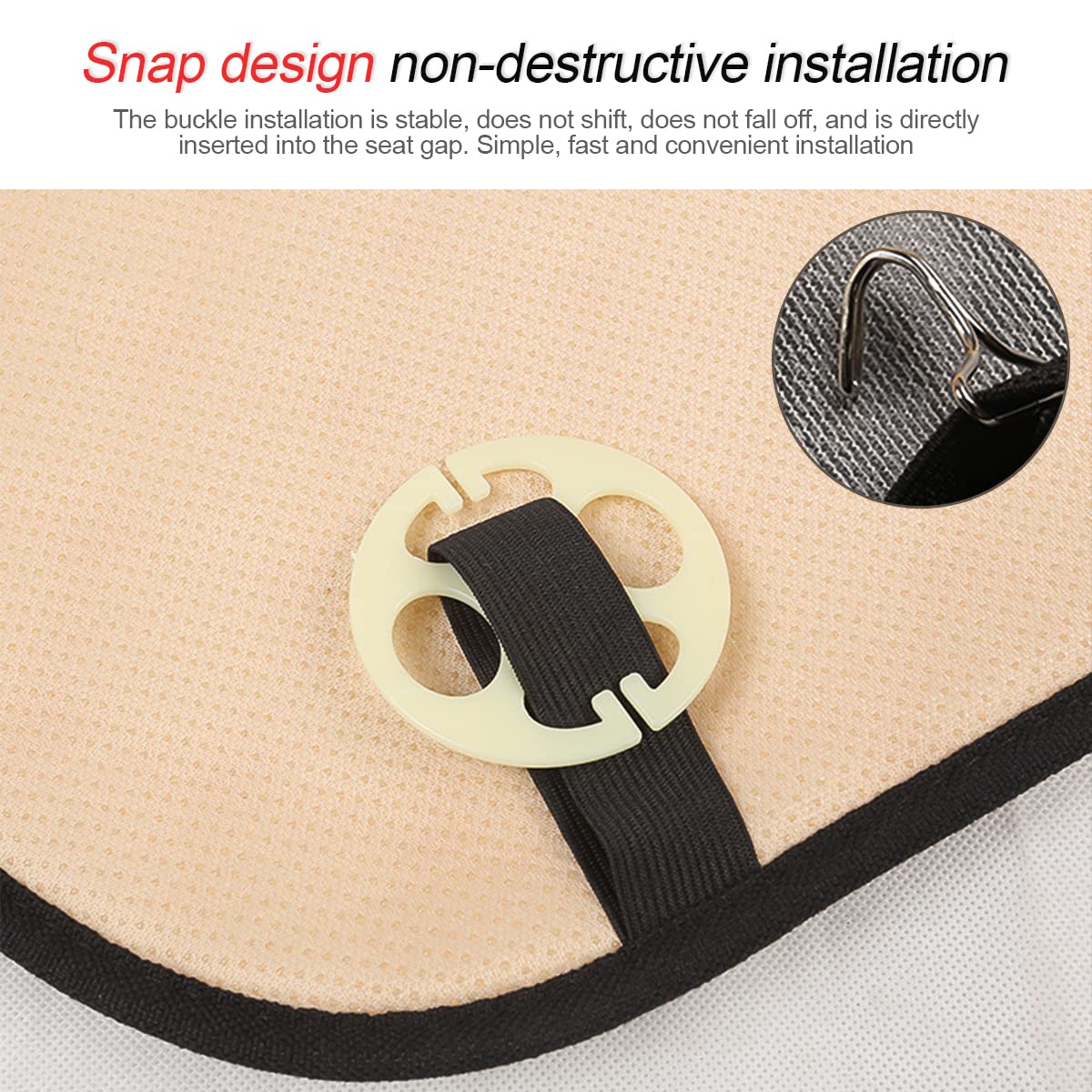 3Pcs Set Car Seat Cushion For Front And Back Seat, 3D Soft Linen Breathable Auto Seat Cover, Comfort Non-Slip Rubber Bottom, Car