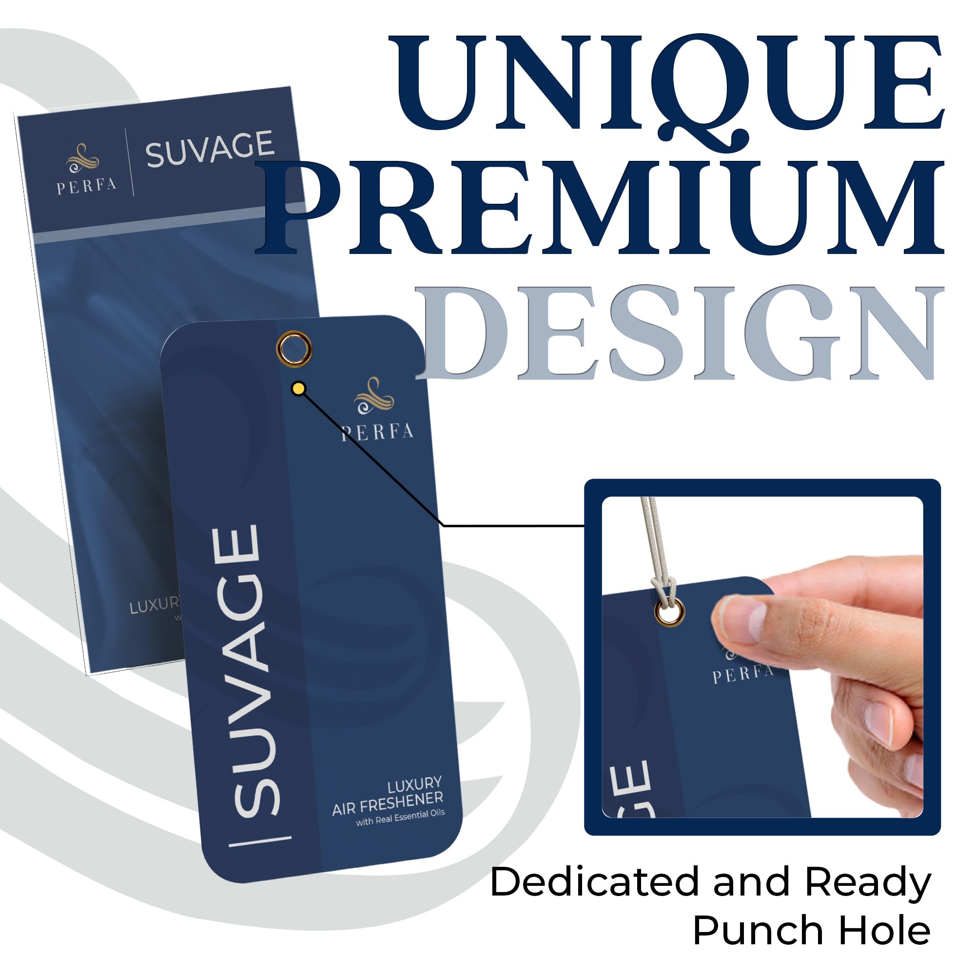 Savage Disposable Card Freshener For Men | Car Scents Air Freshener With Sauvage Fragrance | Strong Car Perfume Air Freshener Wi
