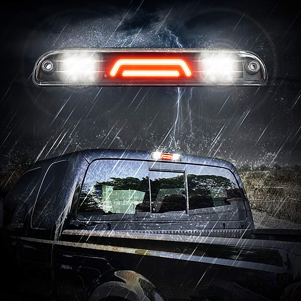 Ransoto 3Rd Third Brake Light Compatible With 1999-2016 Ford F250 F350 F450 F550 Super Duty/Ranger/Mazda B-Series Replaces Yc3Z13A613Ba Cargo Led Bar High Mount Lamp Stop Tail Light
