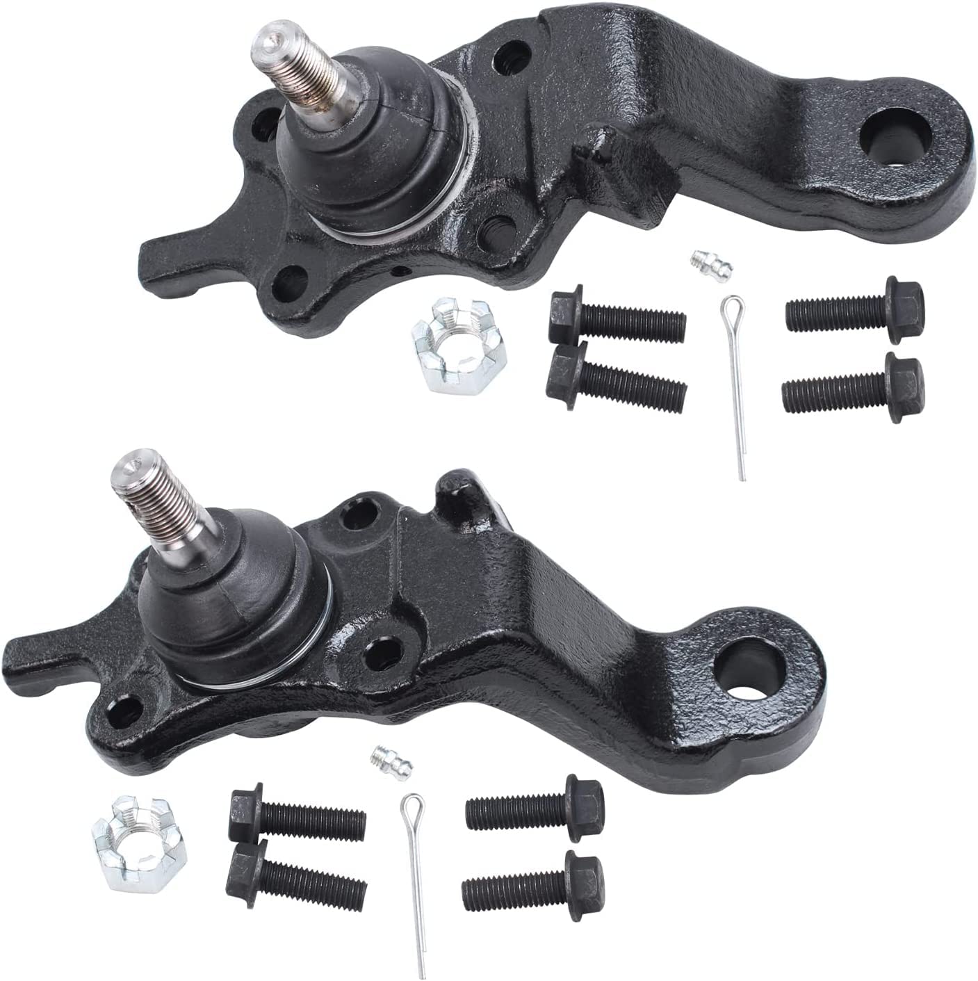 Detroit Axle - 10pc Front Suspension Kit for 1995-2000 Toyota Tacoma 1996 1997 1998 1999 2000, 4 Upper & Lower Ball Joints, 4 In