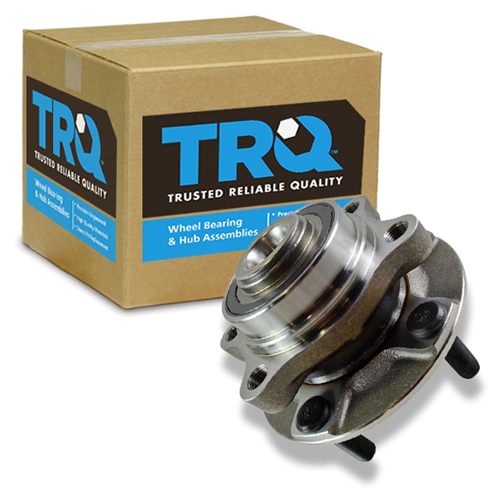Trq Front Left Right Wheel Hub Bearing Assembly Driver Passenger Side Compatible With 2003-2007 Infiniti G35 2003-2009 Nissan 35