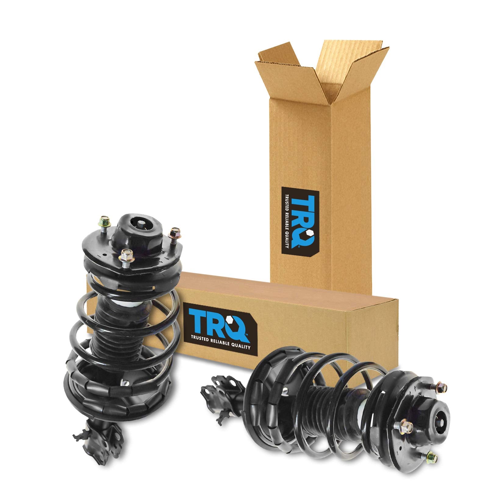 Trq Front Strut & Coil Spring Assembly Set Driver & Passenger Sides Compatible With 97-01 Toyota Camry 99-01 Solara