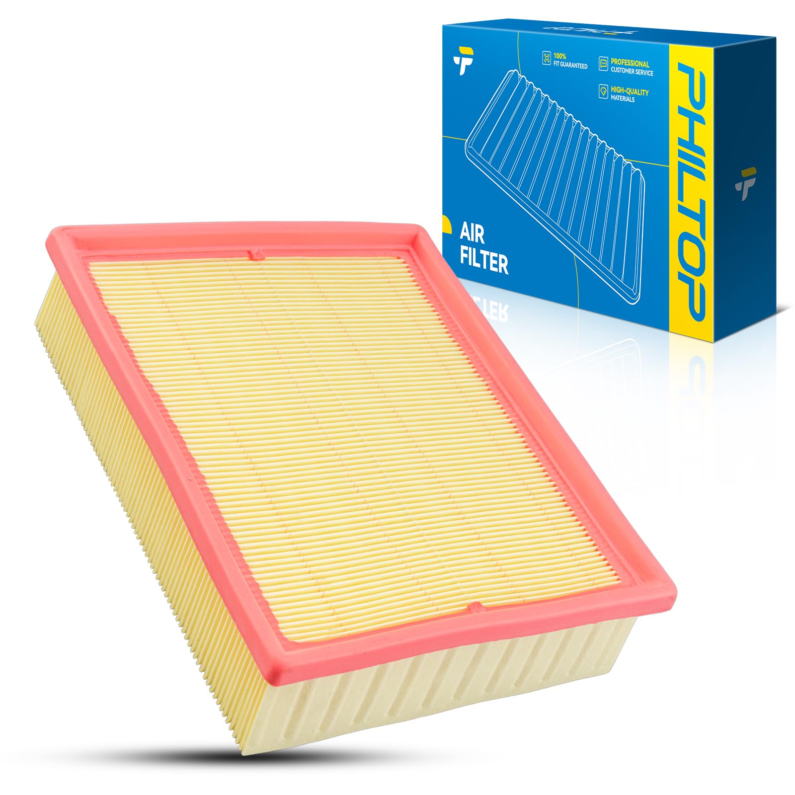 Philtop Engine Air Filter Ca10083 Replacement For Hyundai Sonata 2006 2007 2008 2009 2010 2.4L