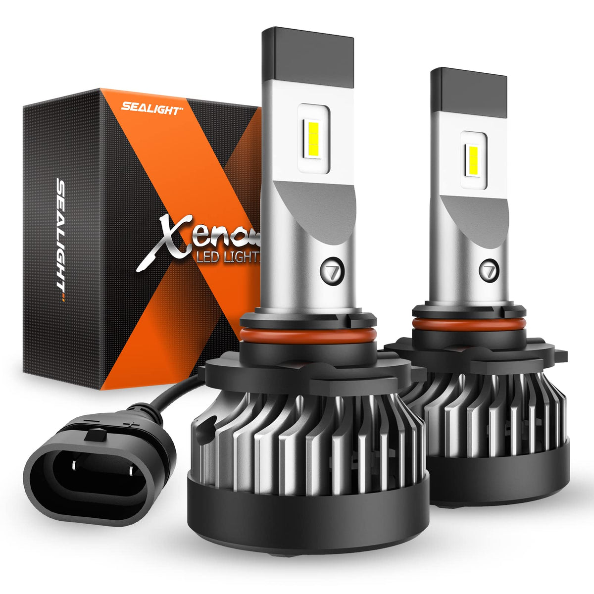 Sealight H10 Led Fog Light Bulbs 10000 Lumens, 6500K Cool White, 20W 9140 9145 Fog Bulb Built-In 20000Rpm Turbo Fan, Drl Bulbs W