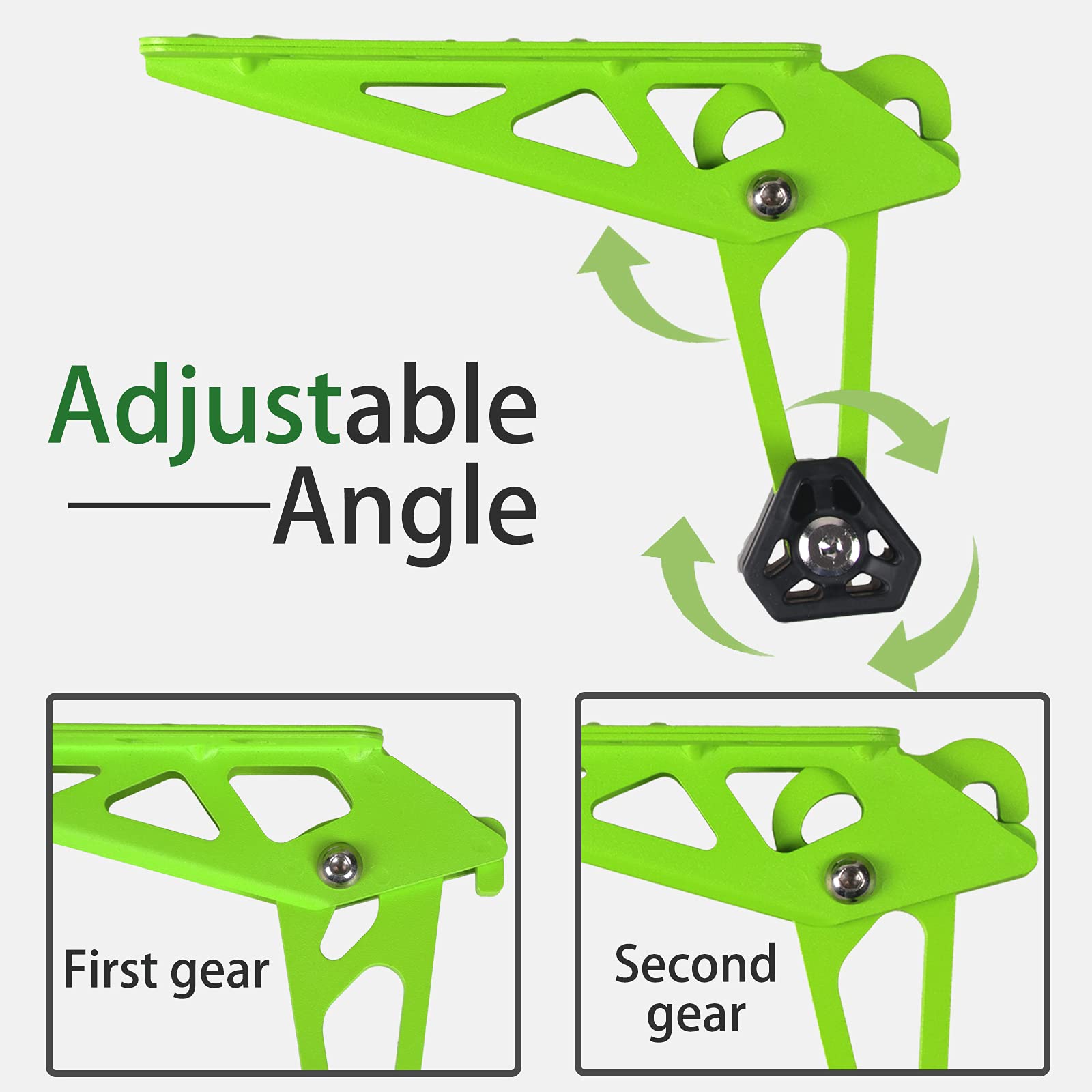 Tooenjoy Universal Fit Car Door Step, Foldable Roof Rack Door Step Up On Door Latch, Supports Both Feet Stand Pedal Ladder, Easy Access To Rooftop For Most Car, Suv, Truck, Max Load 400 Lbs(Green