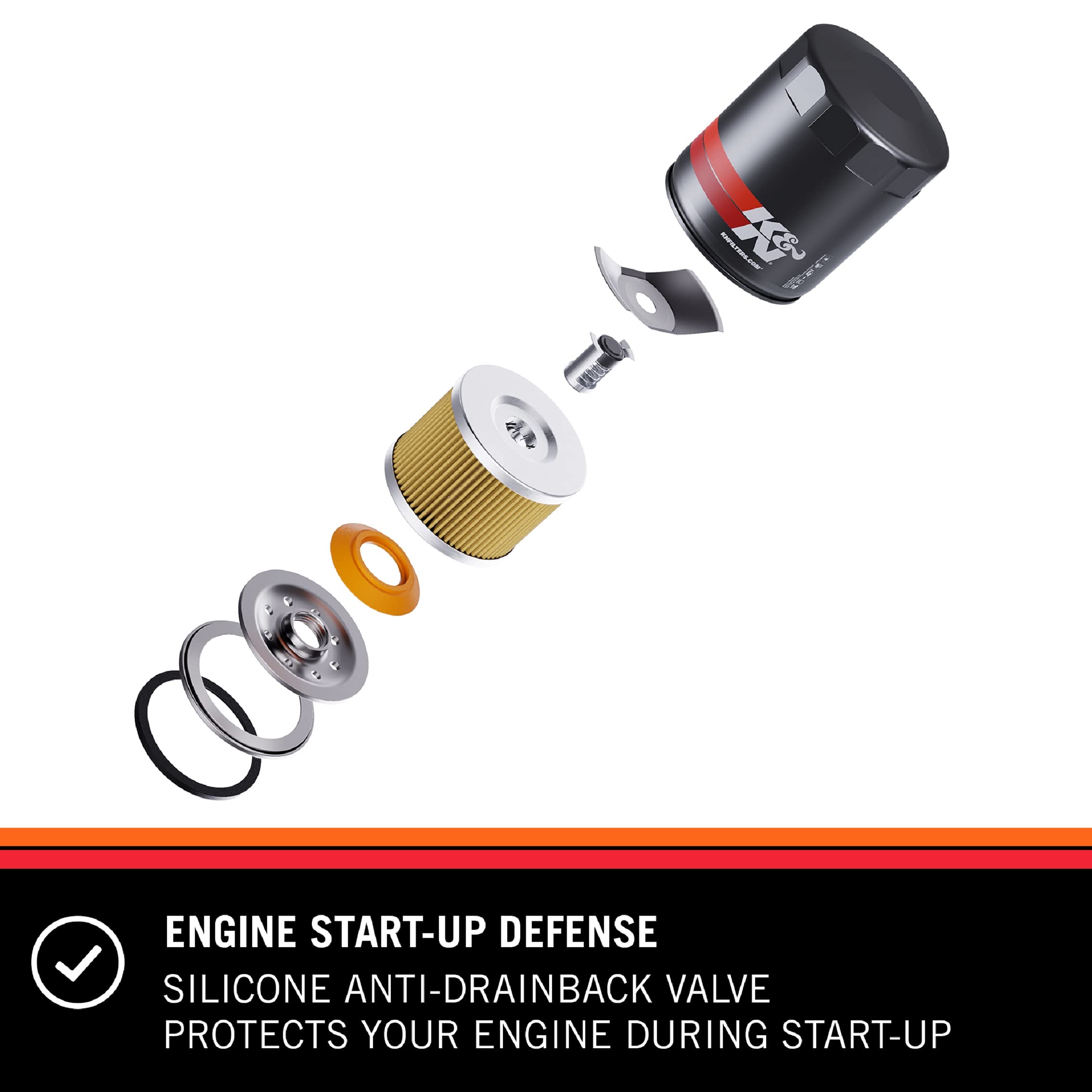 K&N Premium Oil Filter: Designed To Protect Your Engine: Compatible With Select Mercedes Benz Vehicle Models (See Product Descri