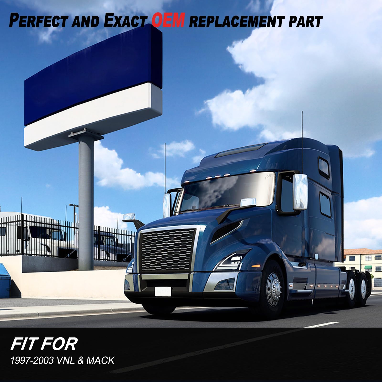 Vepagoo 20541720 Front Hood Struts 1997-2003 Vnl & Mack, 2005-2011 Chn613 Set Forward Axle Gas Shock Lift Supports Spring 11Qm41