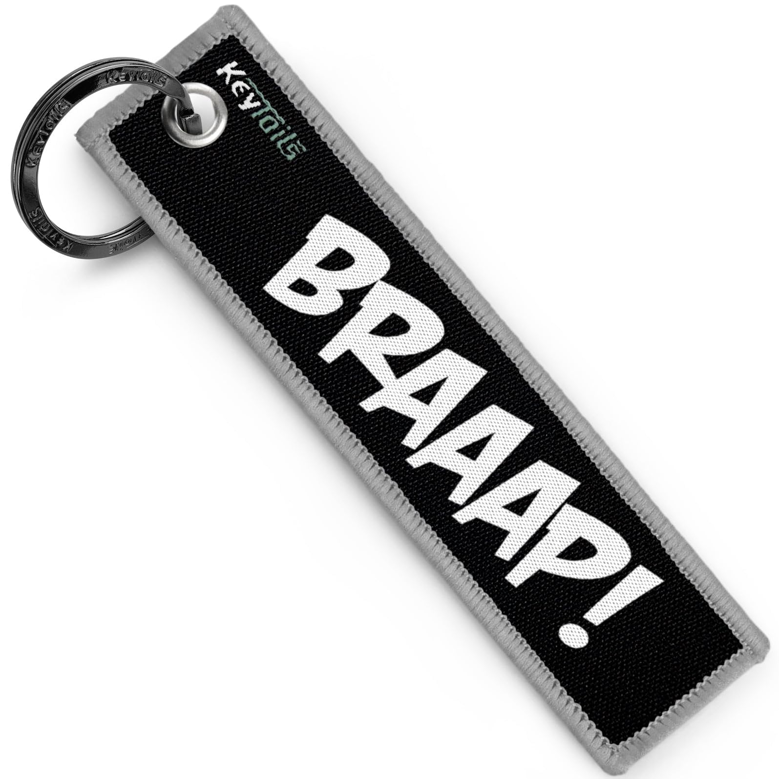 Keytails Keychains, Premium Quality Key Tag For Motorcycle, Car, Scooter, Atv, Utv [Braaap!]