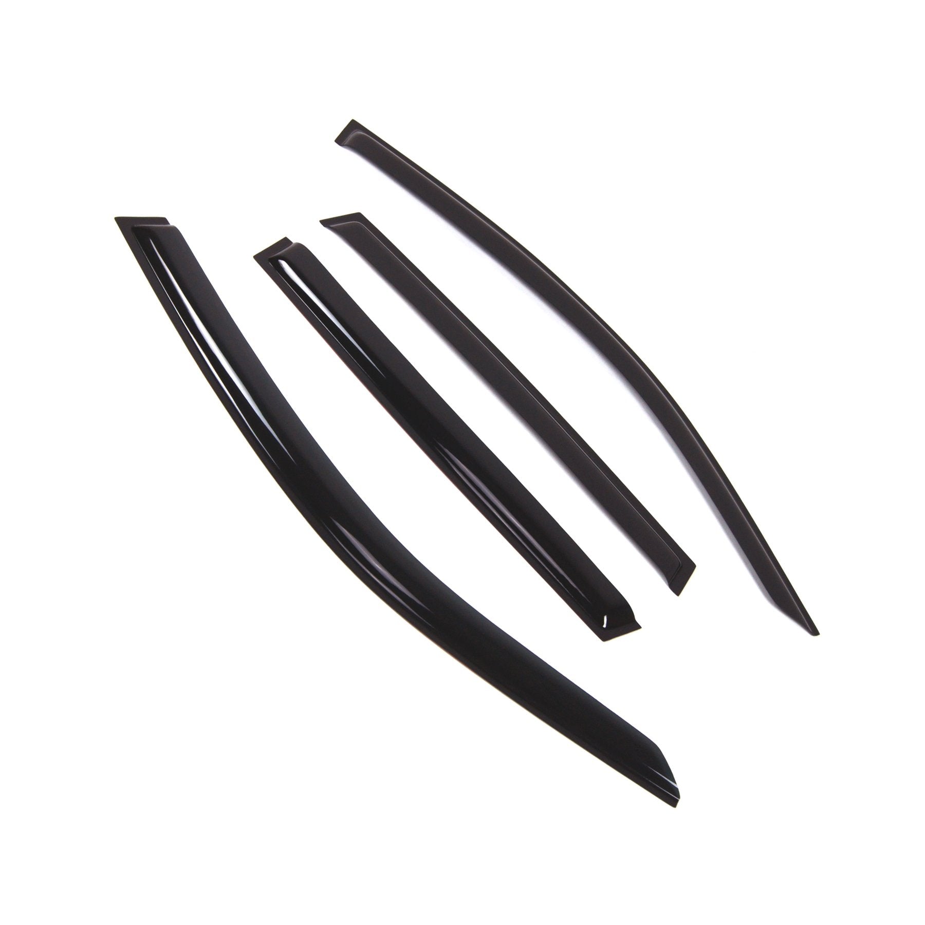 Tuningpros Outside Mount Window Vent Visors Rain Guards Compatible With Subaru Forester 2014-2016 | Side Window Wind Deflectors