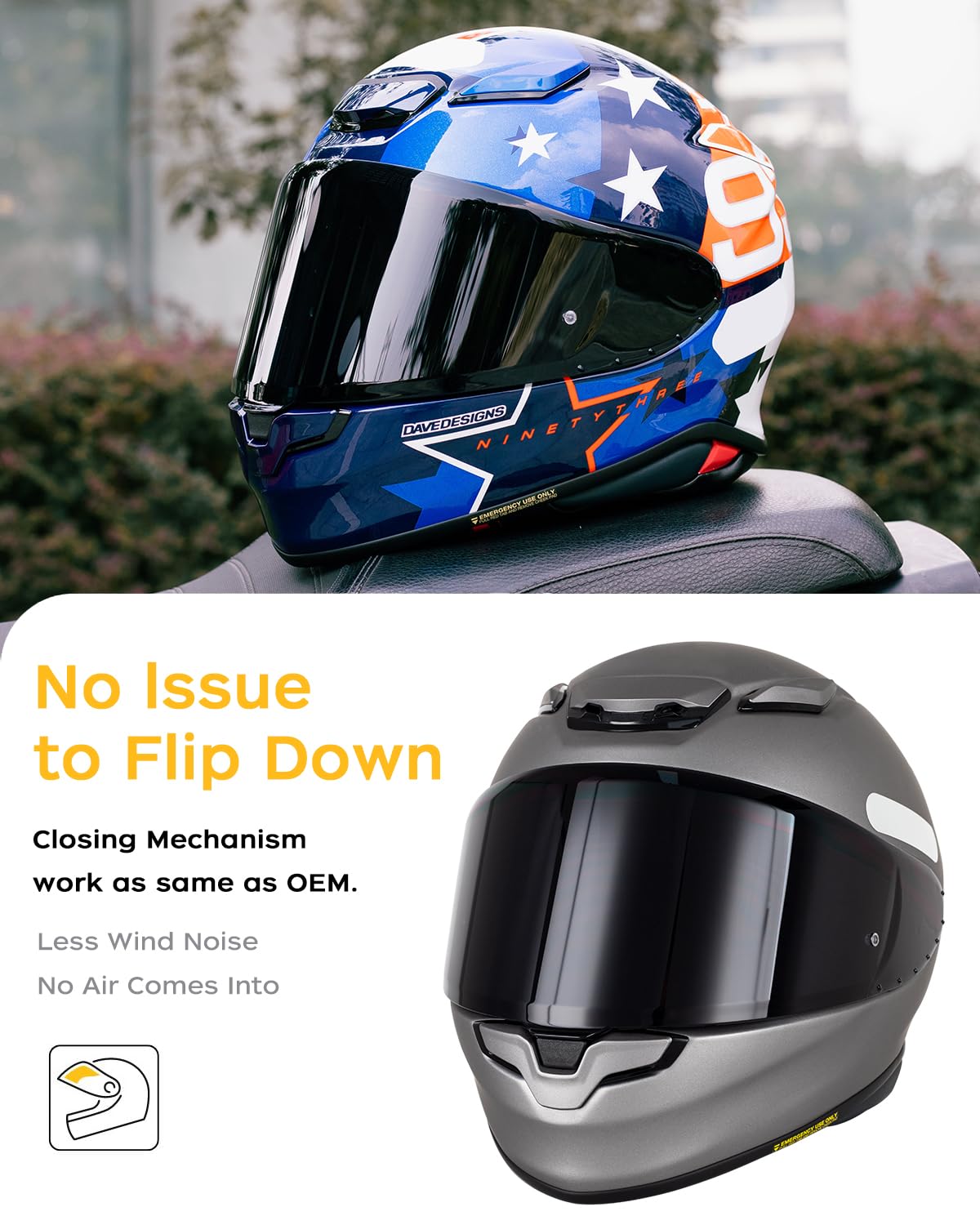 Soman Rf-1400 Rf 1400 Visors Shield Replacement, Cwr-F2 Visor Face Shield Compatible With Rf-1400 Cwr-F2 Z8 Nxr2 Uv Protection (