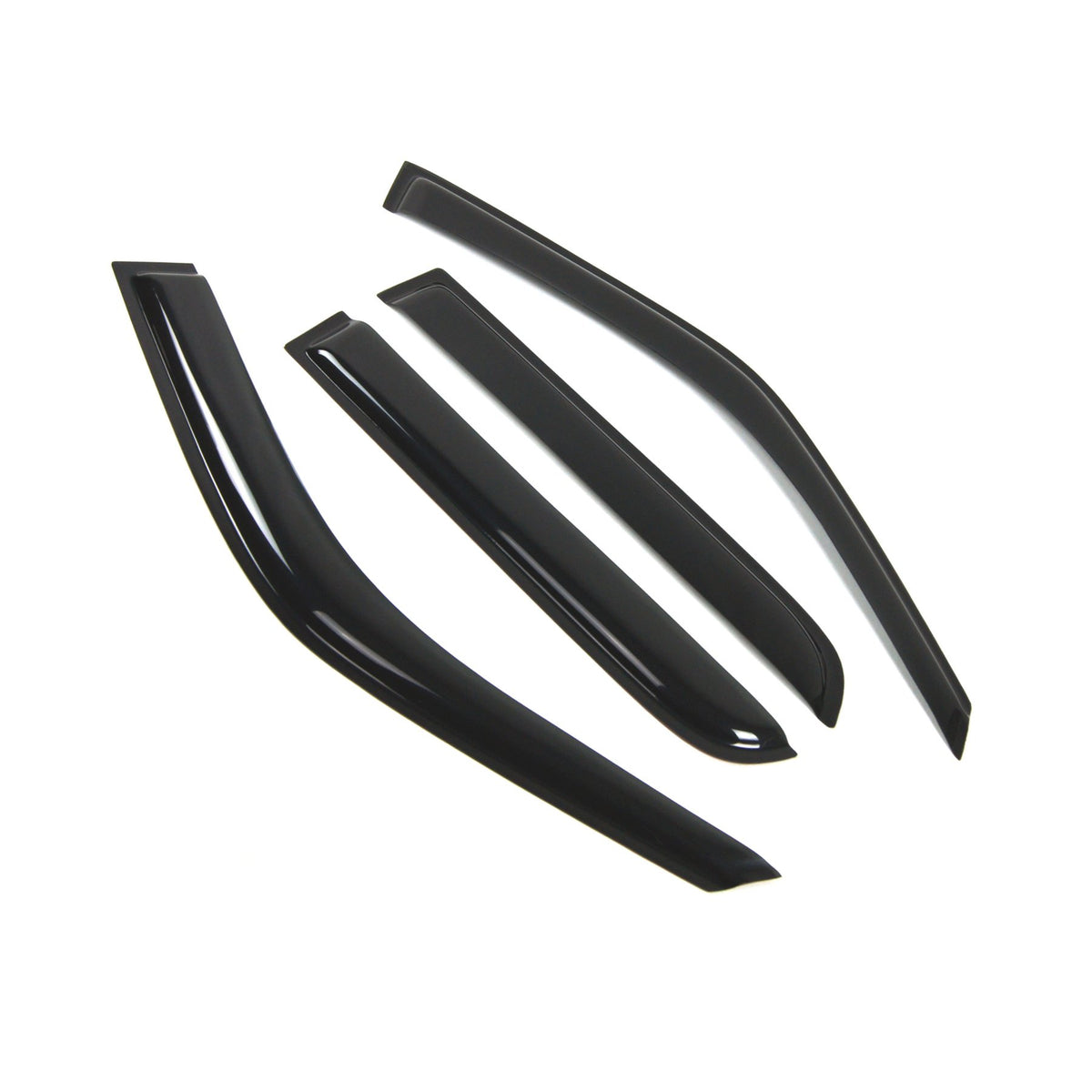 Tuningpros Outside Mount Window Vent Visors Rain Guards Compatible With Honda Cr-V 1997-2001 | Side Window Wind Deflectors Rain
