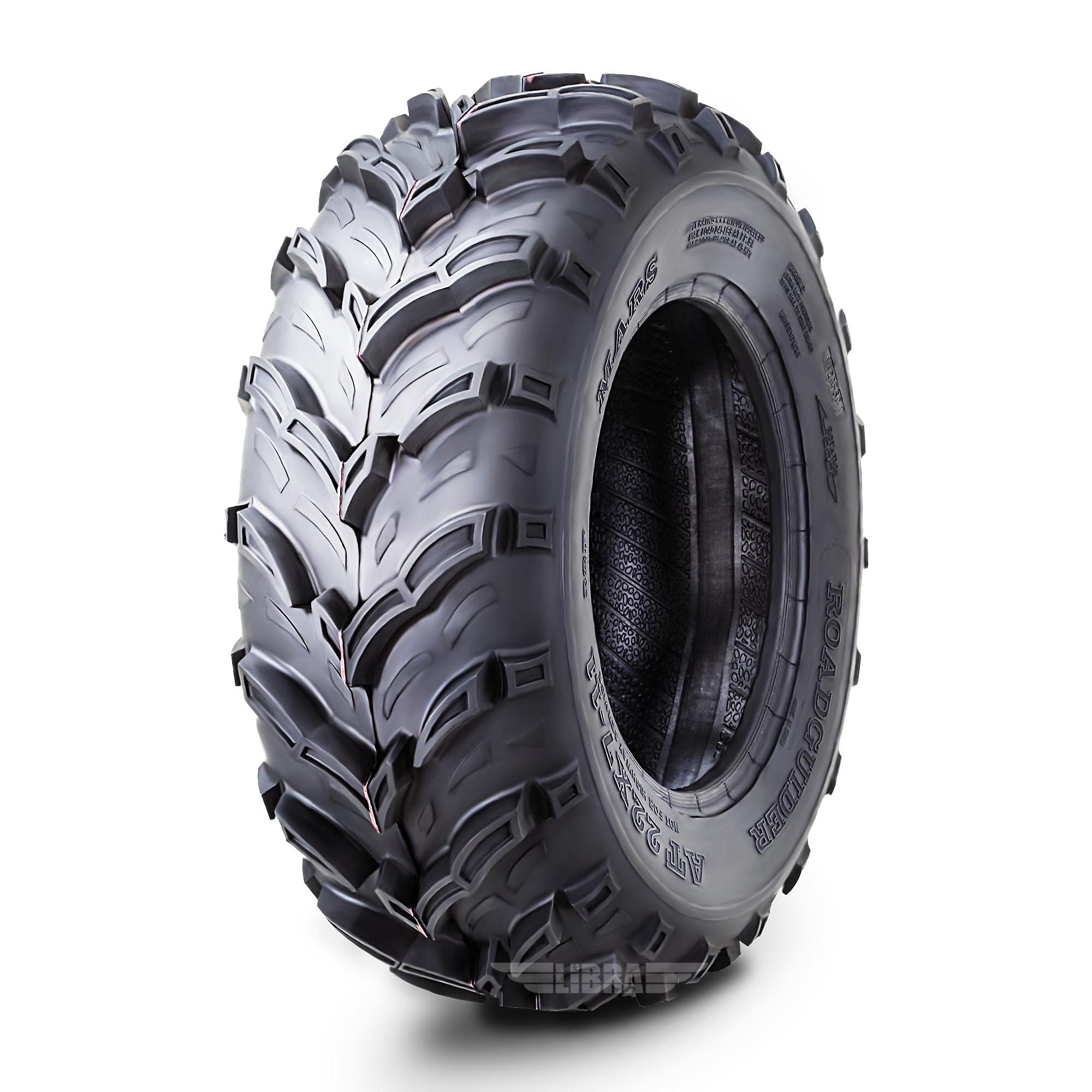 Roadguider Set 2 Road Guider Atv Mud Tires 22X7-11 22X7X11 6Pr 20Mm Deep Tread Compatible For Honda Recon 250 Suzuki Ozark 250