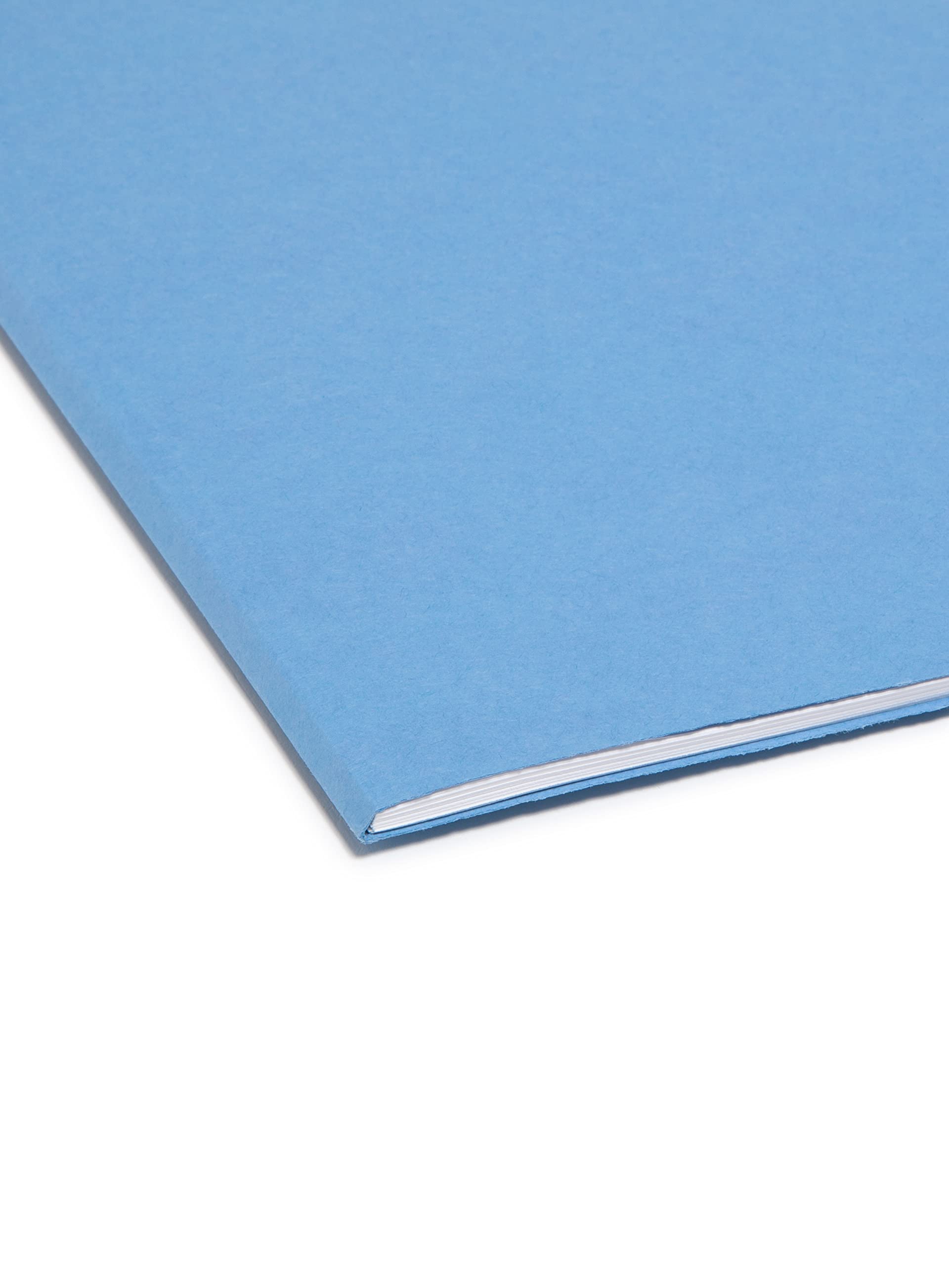 Smead File Folder, Reinforced Straight-Cut Tab, Legal Size, Blue, 100 Per Box (17010)