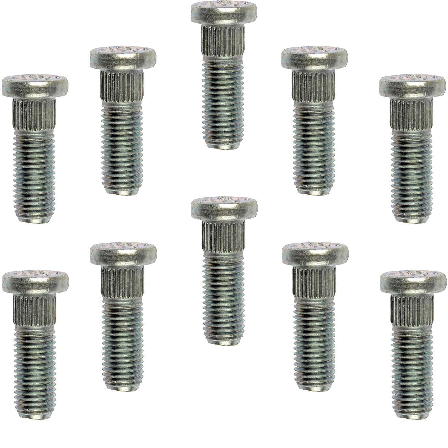 M12-1.50 Serrated Wheel Stud - 12.22Mm Knurl, 36Mm Length