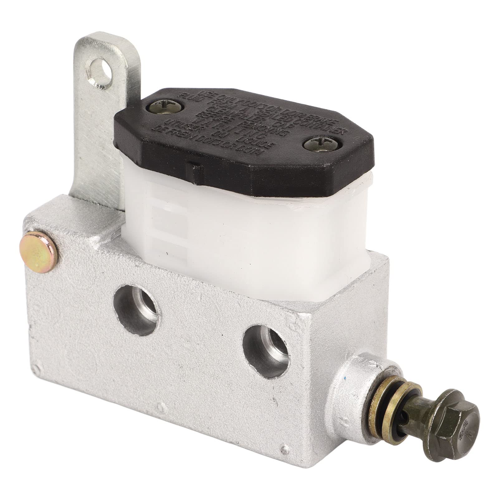 Aramox Brake Master Cylinder Pump Metal Construction Simple Installation 12.8 Brake Master Cylinder Assembly For Go Kart Atv Utv