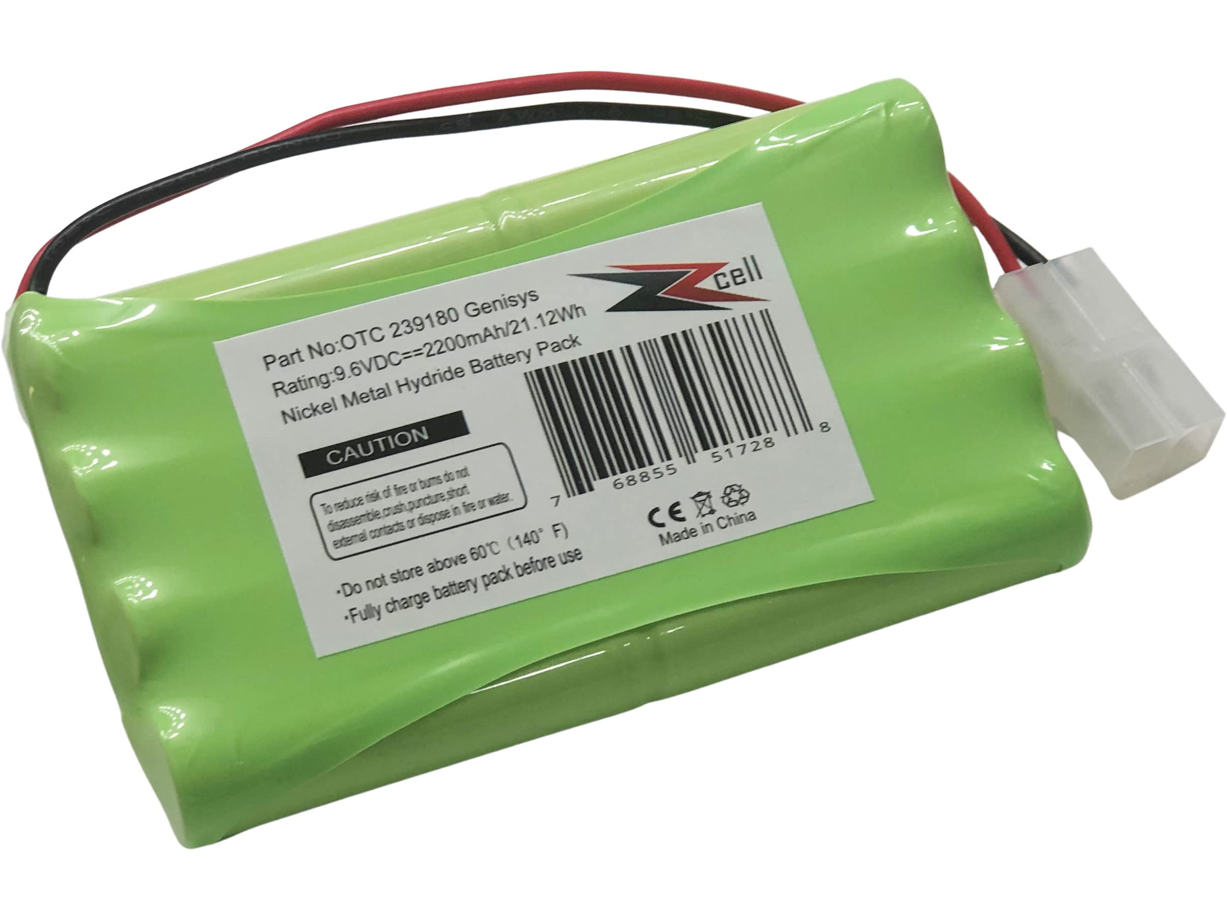 ZZcell High Capacity Battery Replacement for OTC 239180 Genisys and EVO Scanner Diagnostic Tool 2200mAh