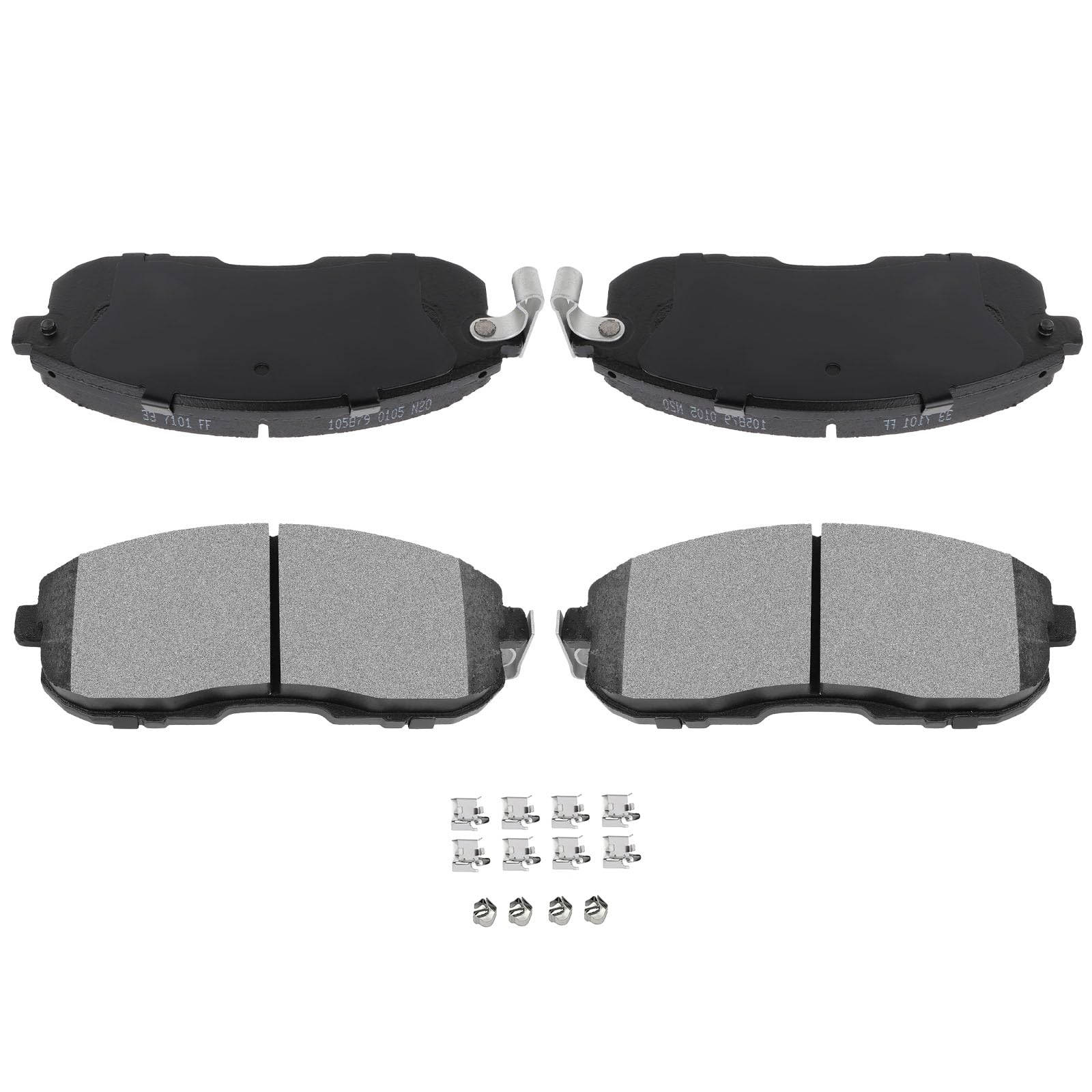 Automuto 4Pcs Front Ceramic Disc Brake Pads Set D815 For Infiniti G35 I35 For Nissan 350Z Altima Cube Juke Maxima Sentra Versa F