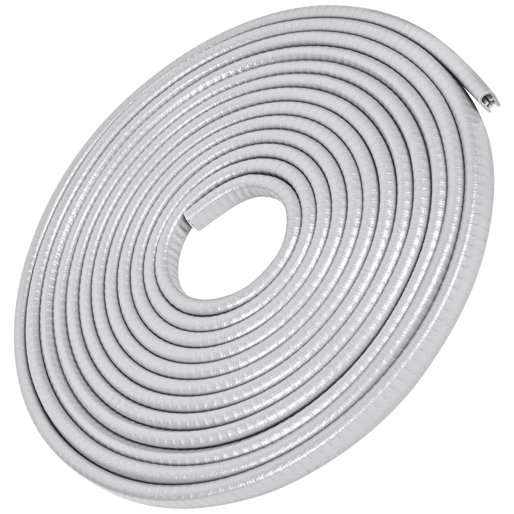 Myfamirea 13Ft(4M) Long Car Door Edge Guards, U Shape Edge Trim Rubber Seal Protector Car Door Protection Anti-Collision Rubber
