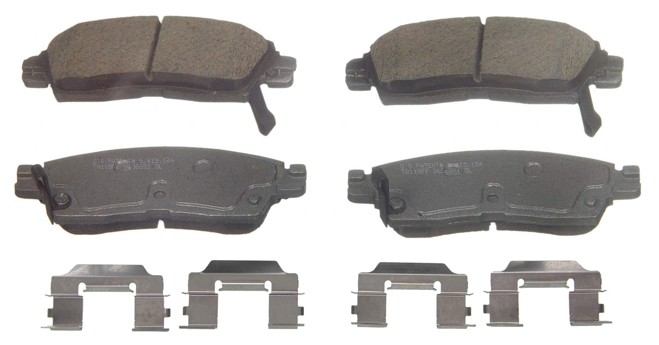 Wagner Brake Thermoquiet Qc883 Ceramic Disc Brake Pad Set