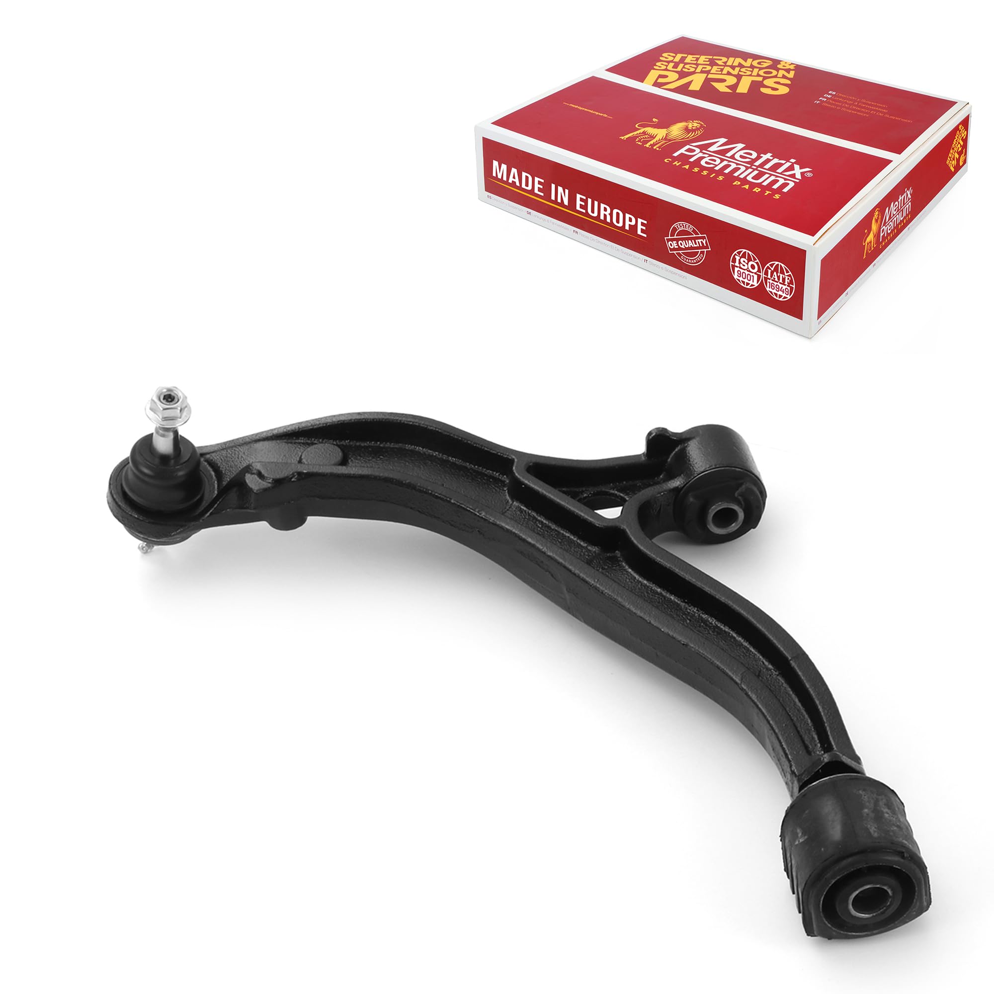 Metrix Premium Chassis Parts - Front Left Lower Control Arm W Ball Joint & Bushing Assembly Fits 04-07 Chrysler Voyager (Mexico)