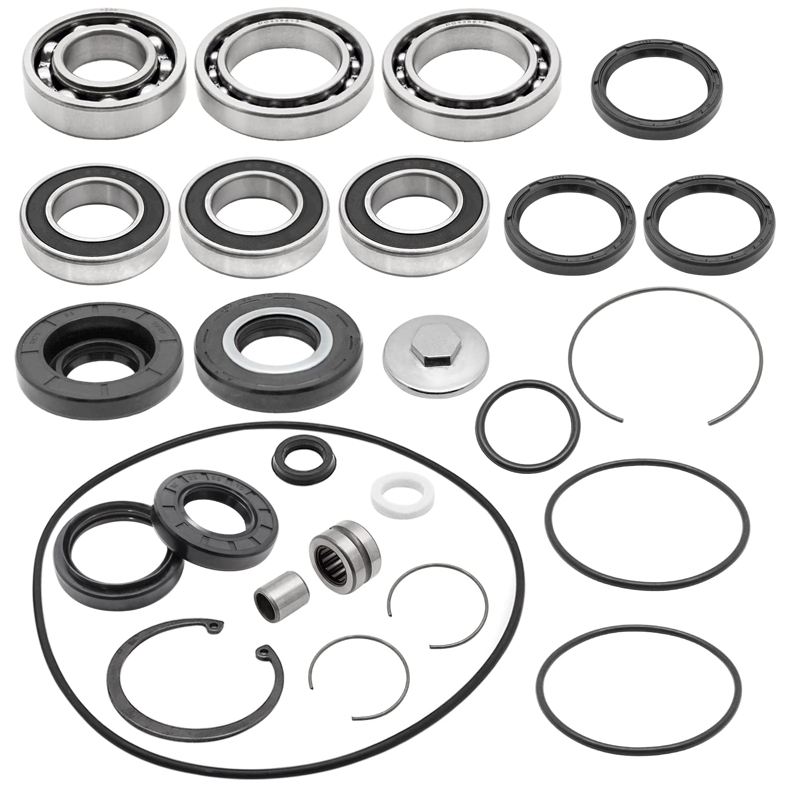 Rear Axle All Bearings Seals Kit For Honda Recon 250 Trx250Ex Trx250X Trx250 1997-Up