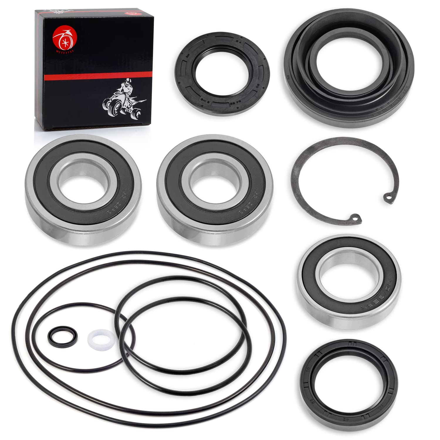 Rear Axle Wheel Seal Bearing O-Ring kit for Honda Rancher 350 TRX 350 Foreman 400 450 500 1997-2013